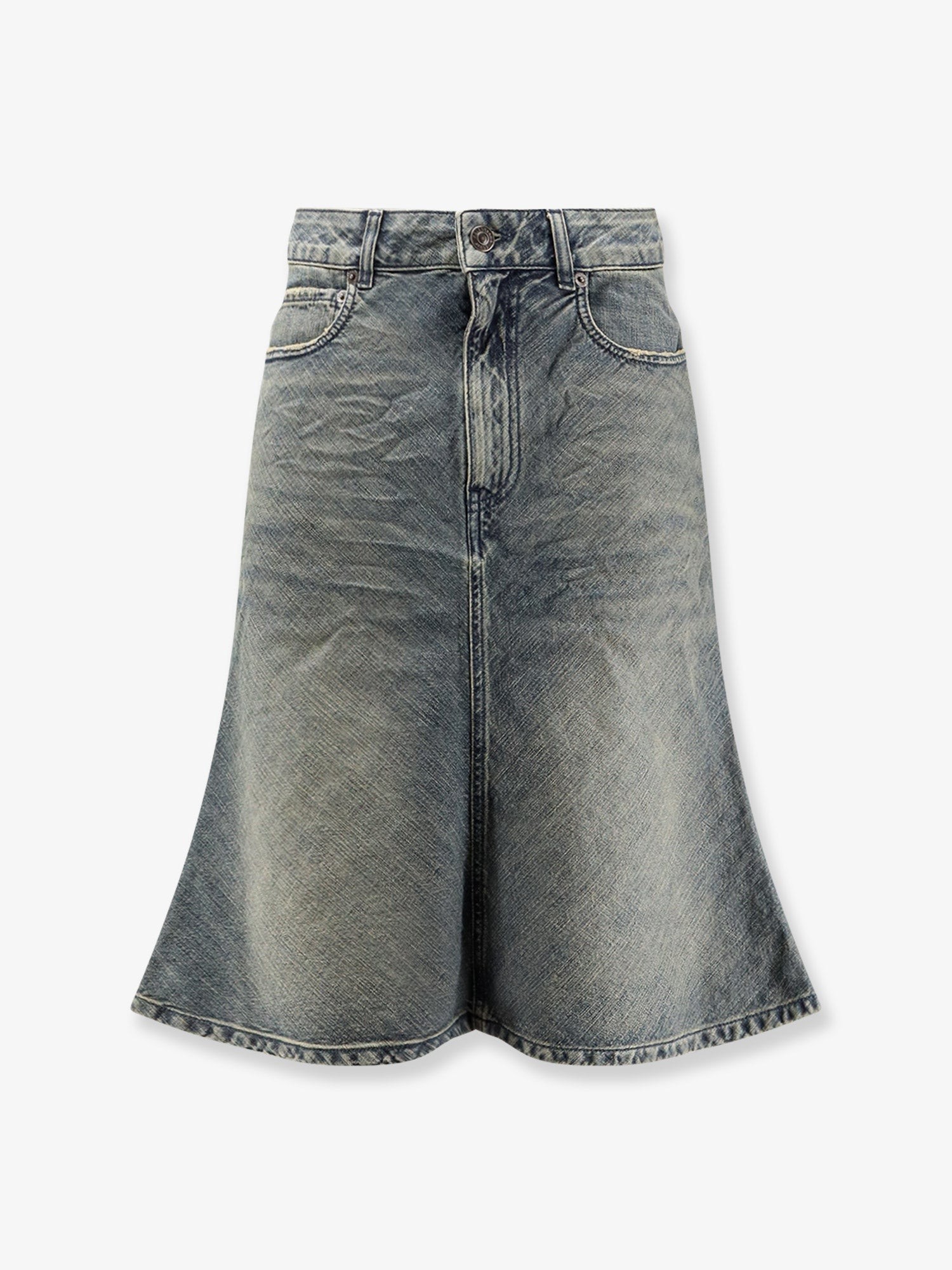 Denim Midi Skirt