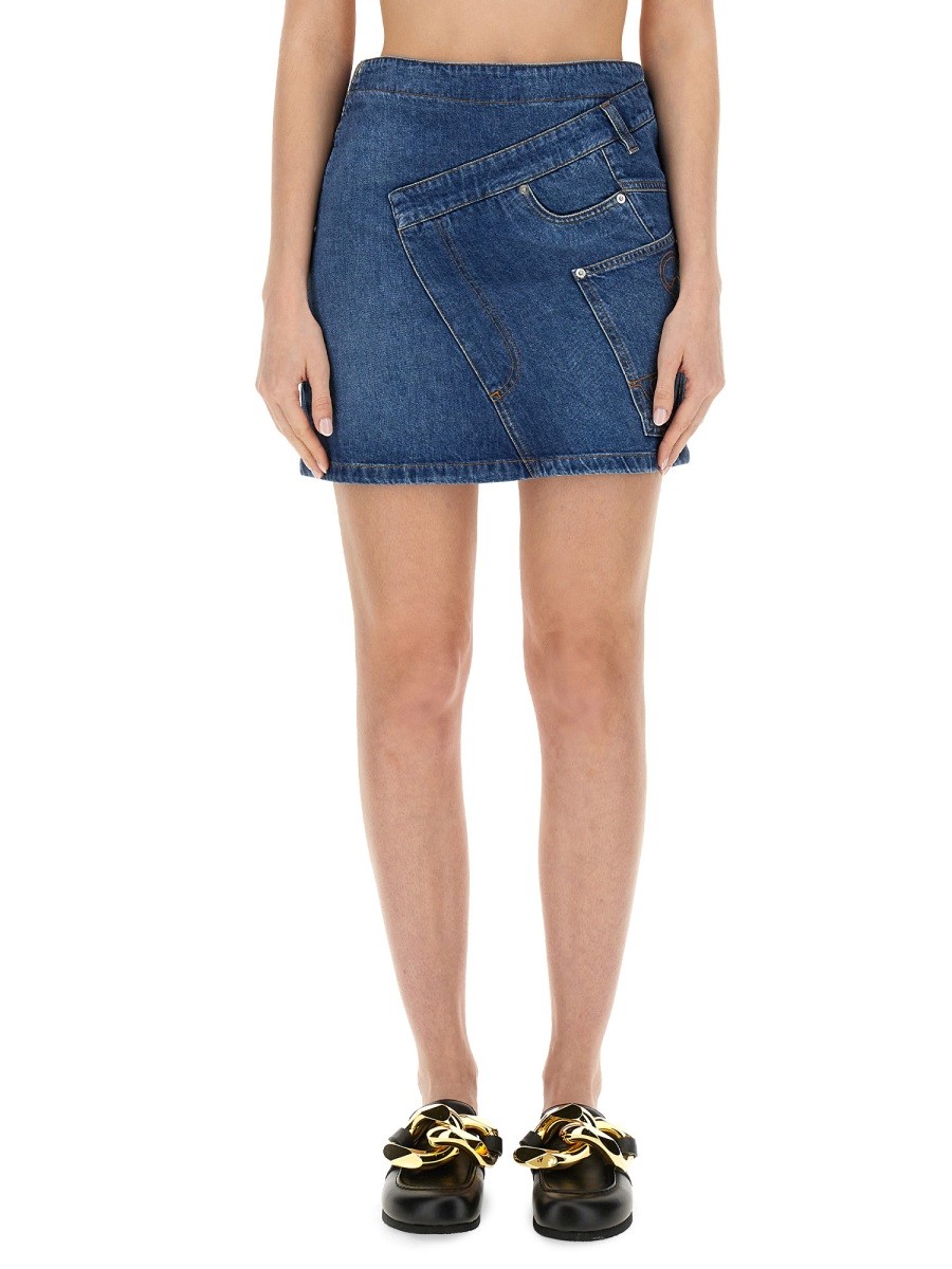 DENIM MINISKIRT