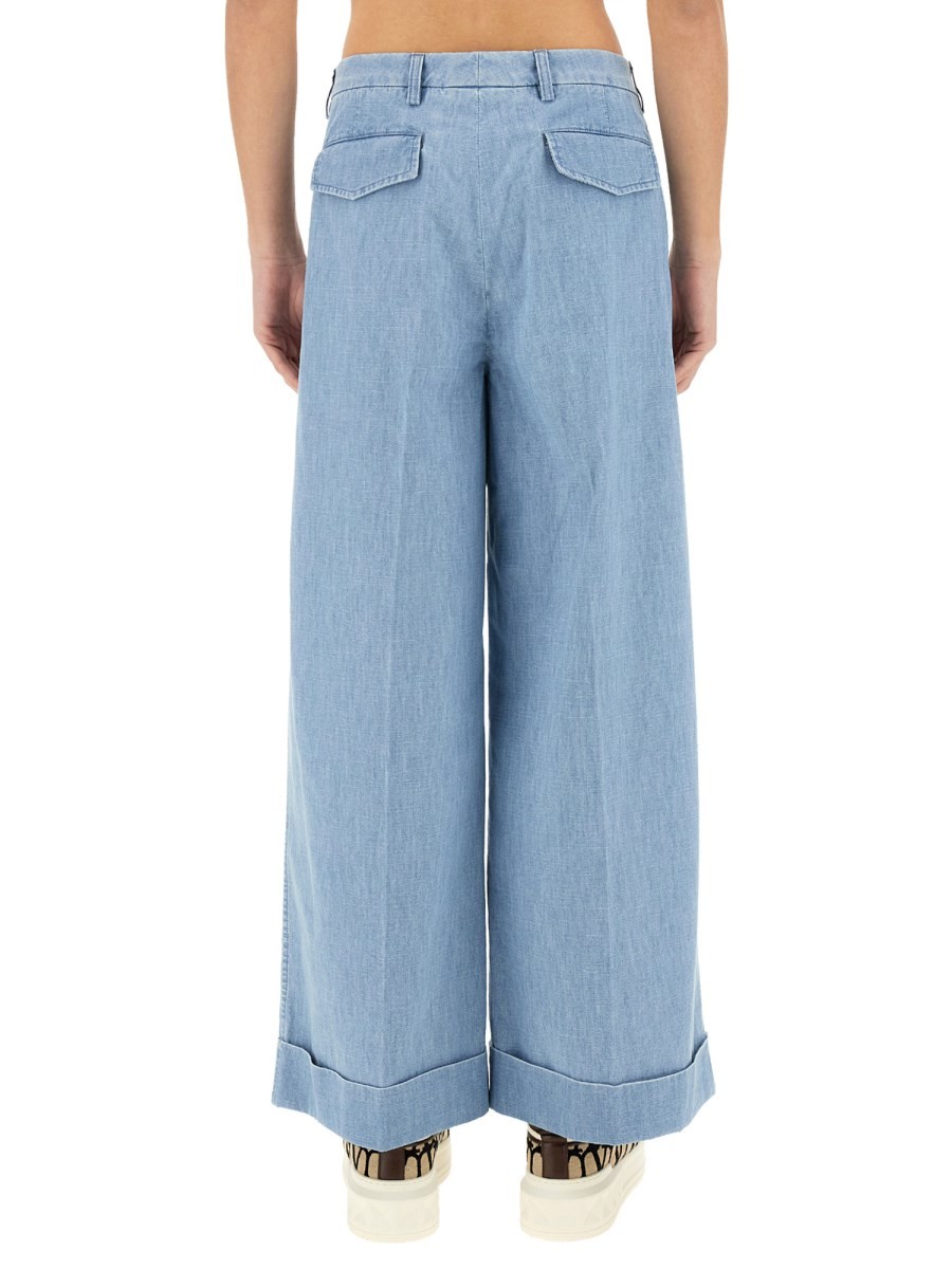 DENIM PANTS WITH LAPELS - Image 3