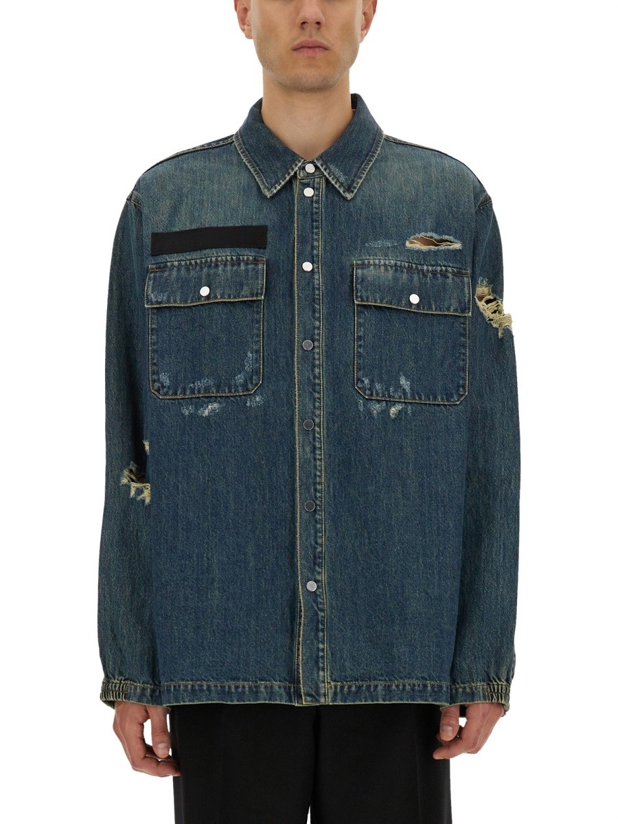 DENIM UNIFORM SHIRT