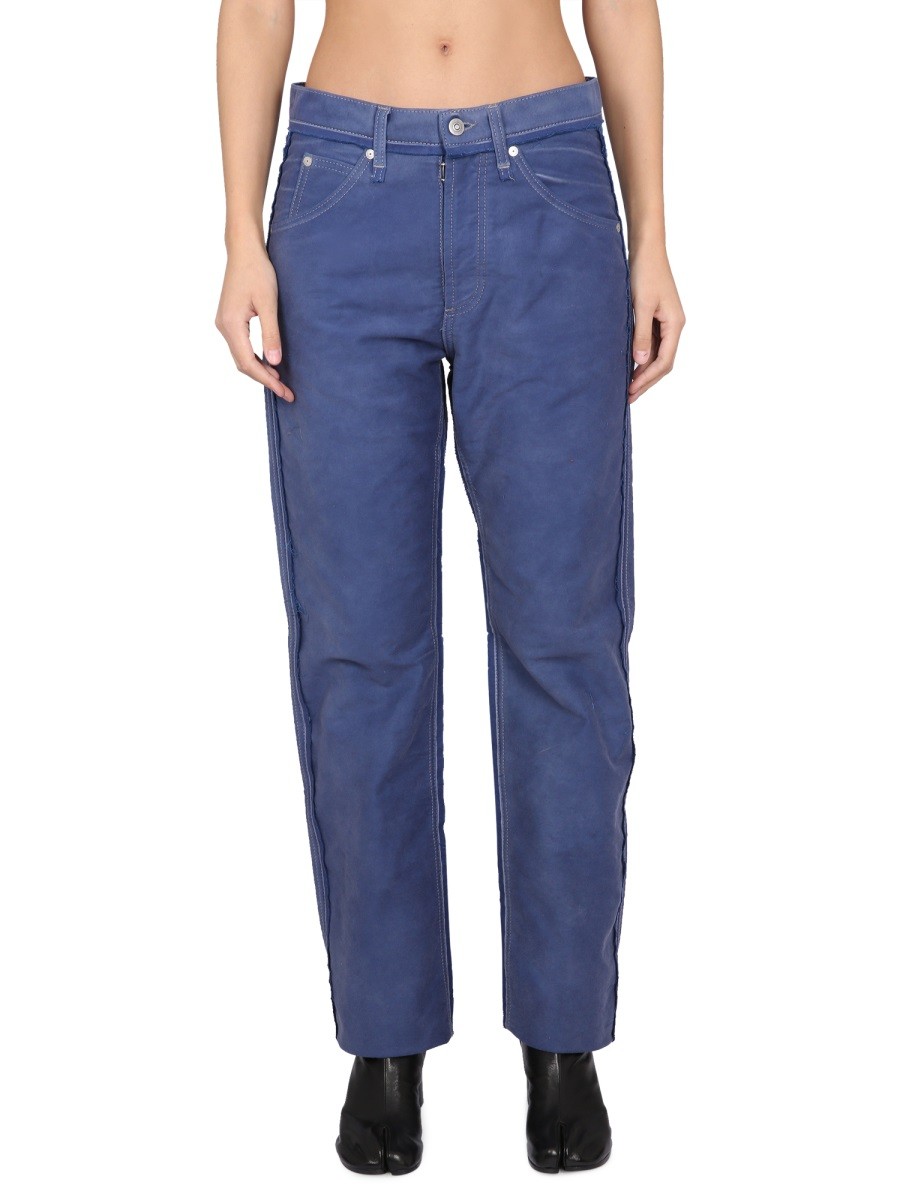 DISTRESSED JEANS EFFECT