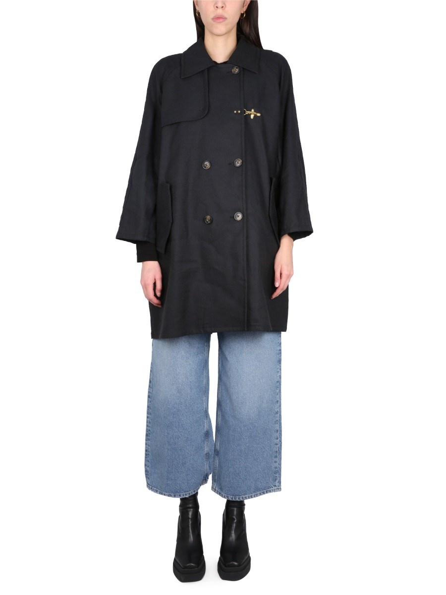 DOUBLE-BREASTED TRENCH COAT