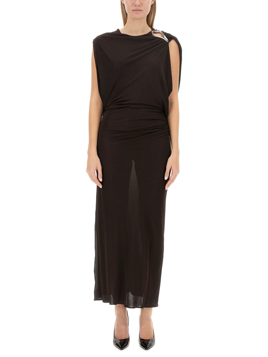 DRAPED DRESS