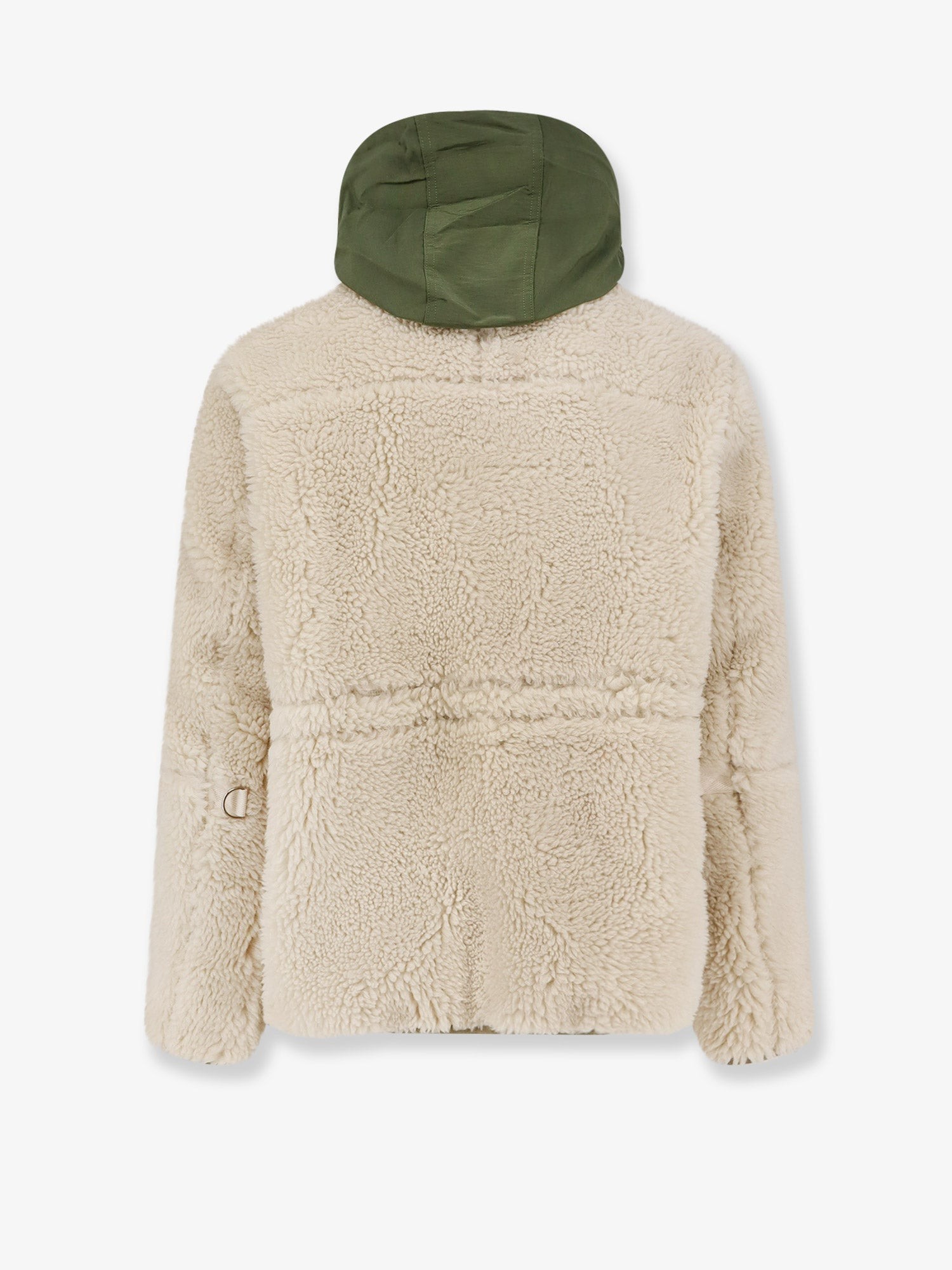 Eco shearling and nylon jacket - Image 2