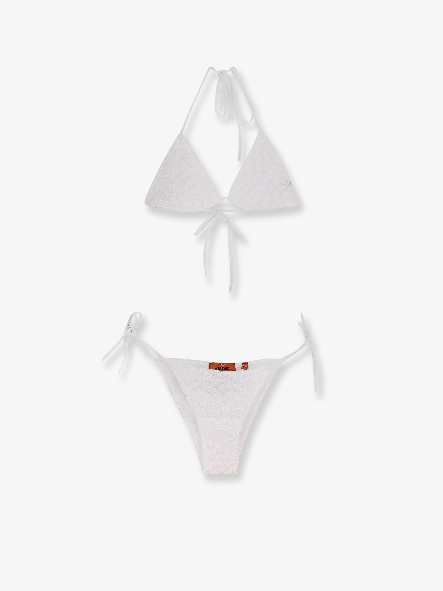Embroidered and lined bikini