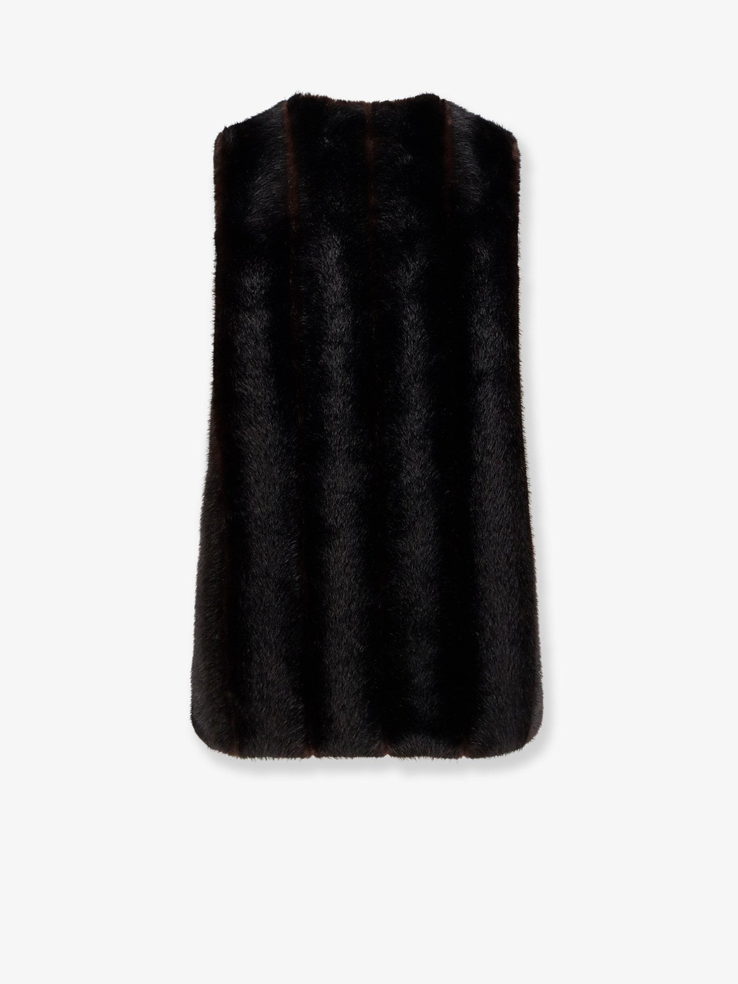 Faux shearling short dress - Image 2