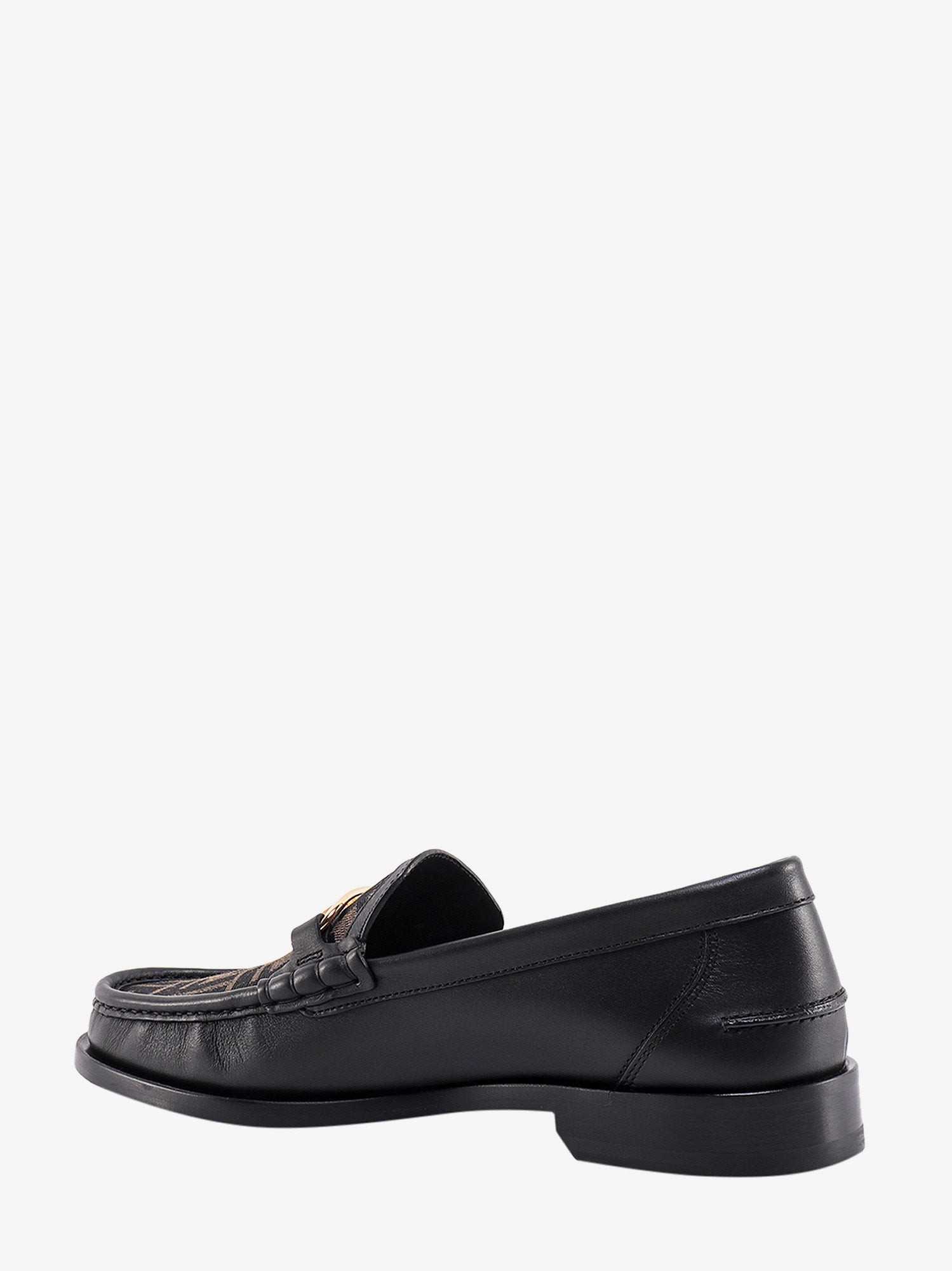 Fendi O' Lock leather loafer with FF insert - Image 3