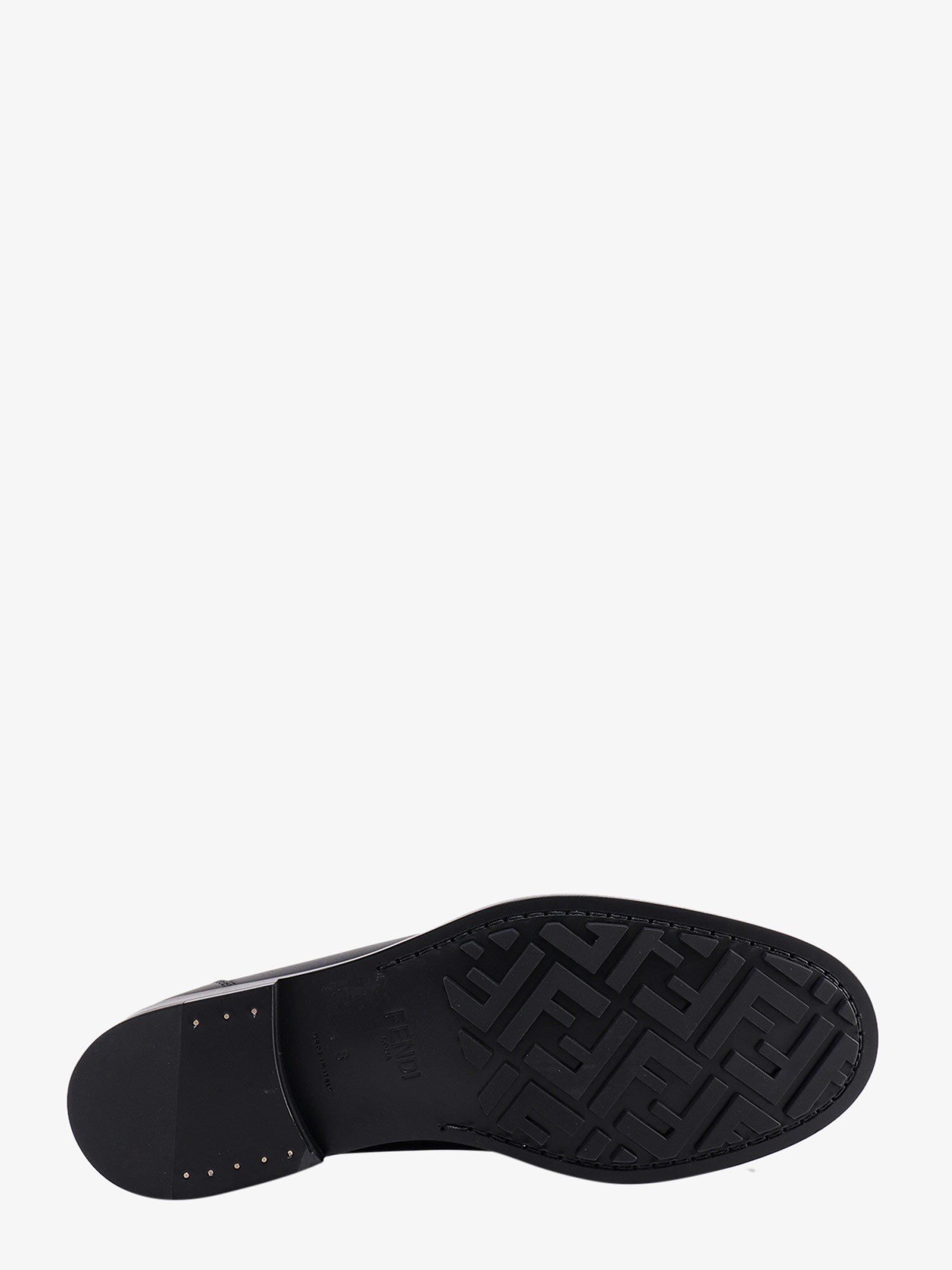Fendi O' Lock leather loafer with FF insert - Image 4
