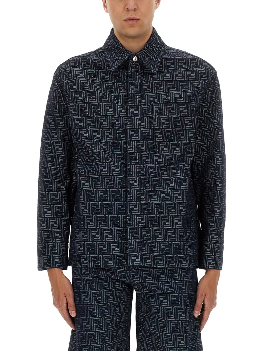 FF JACQUARD DENIM SHIRT