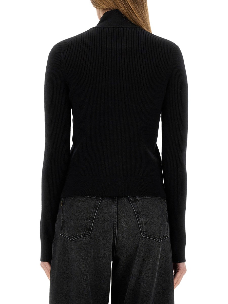FITTED CARDIGAN WITH ZIPPER - Image 3
