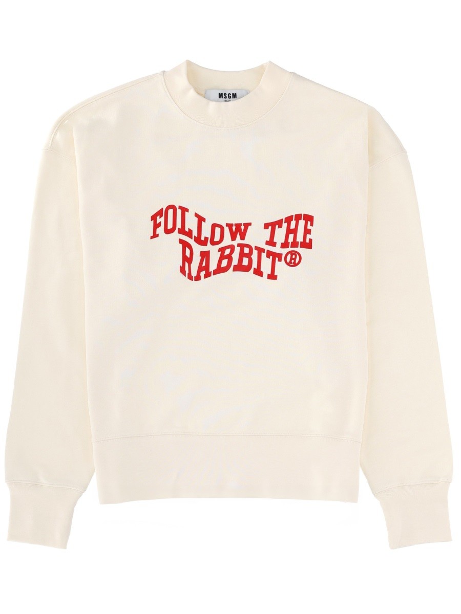"FOLLOW THE RABBIT" SWEATSHIRT