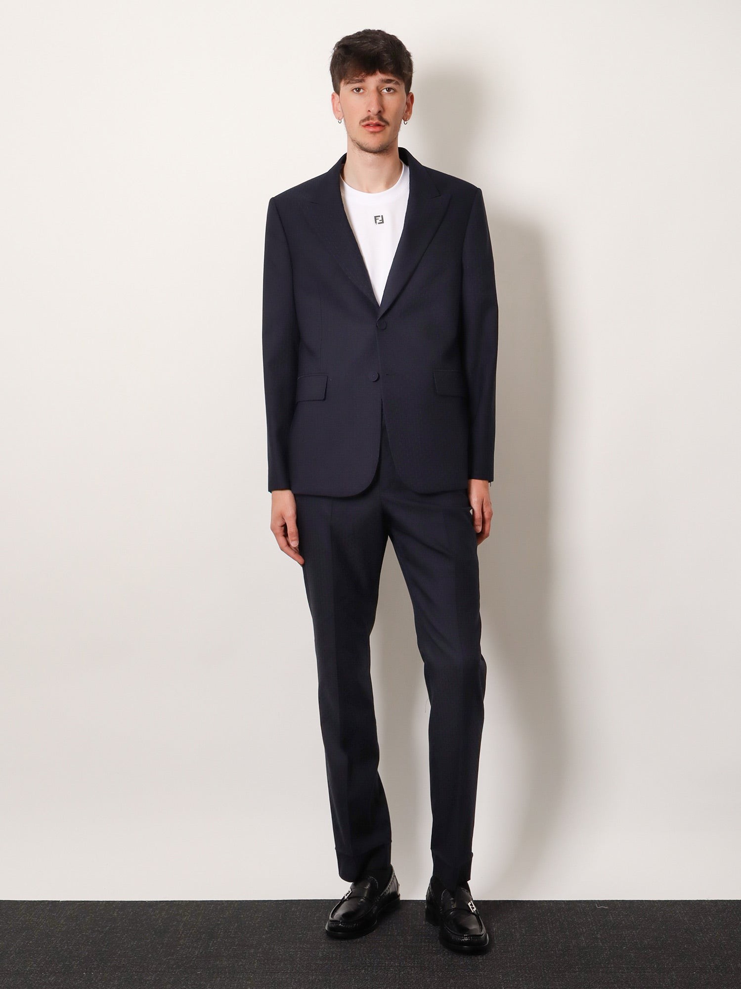 Formal wool and cotton blazer - Image 2