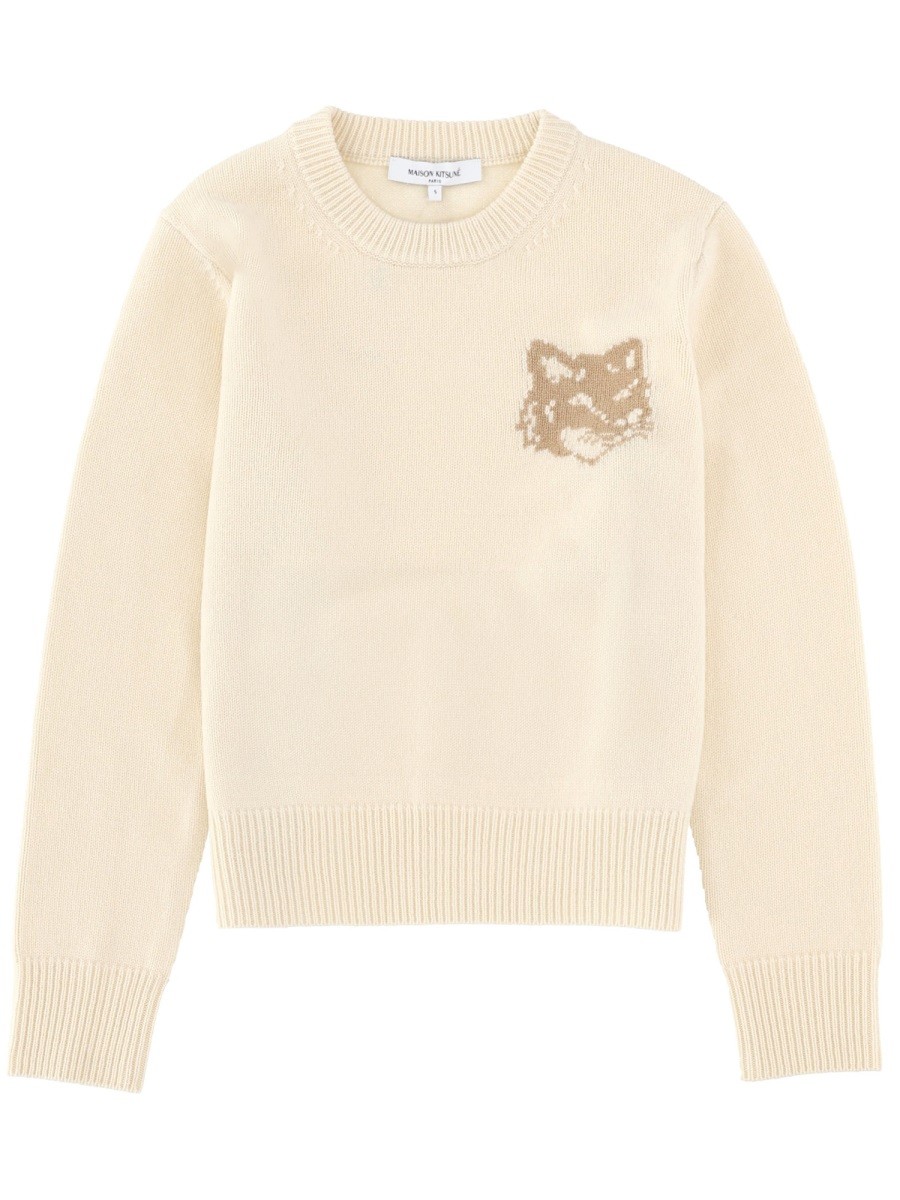 "FOX HEAD" SWEATER