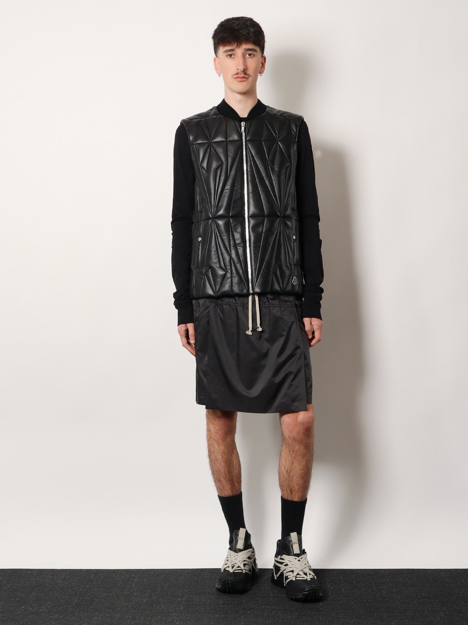 Geocamo Flight Leather Vest - Image 2
