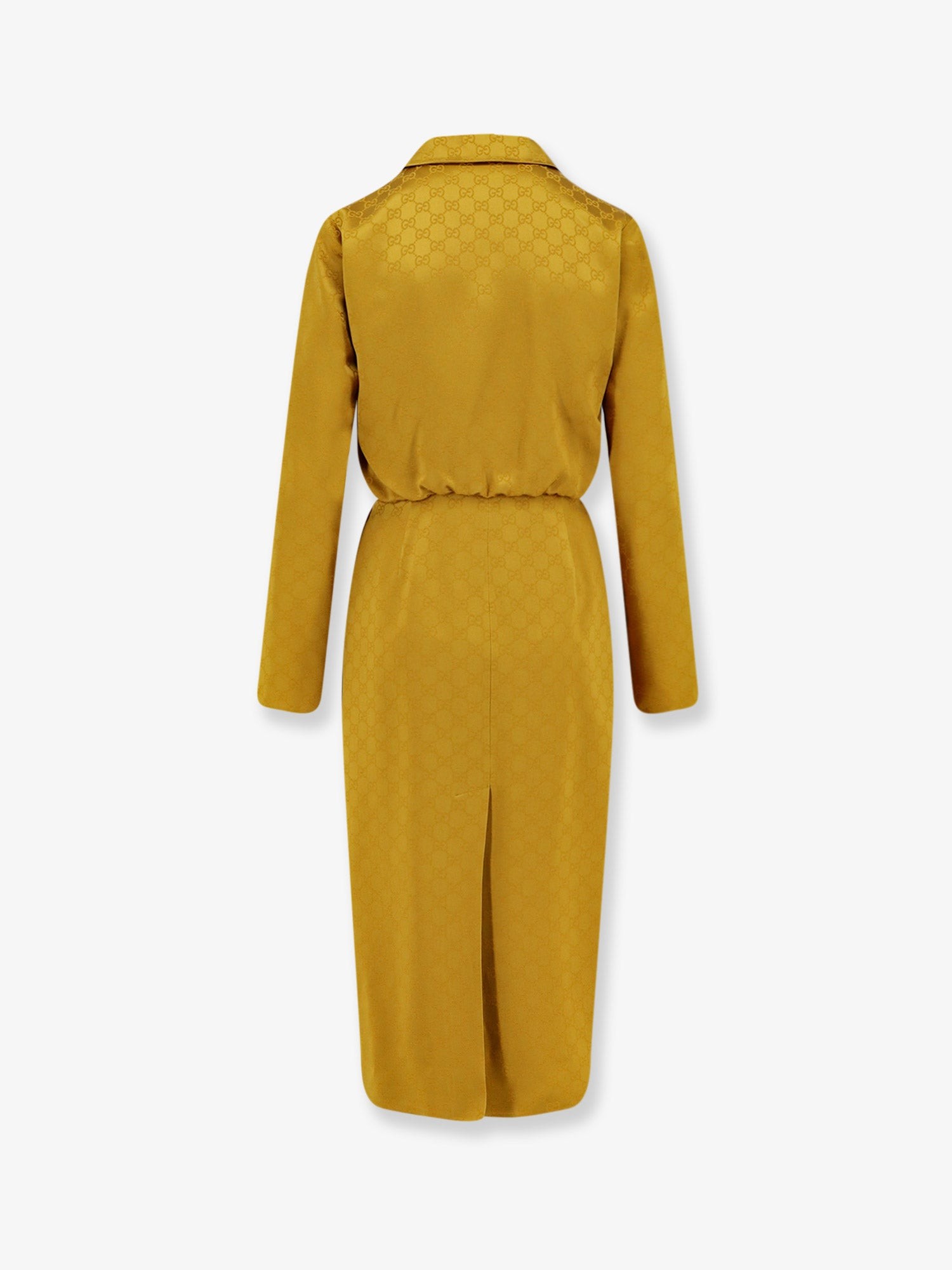 GG satin Chemisier Dress - Image 4