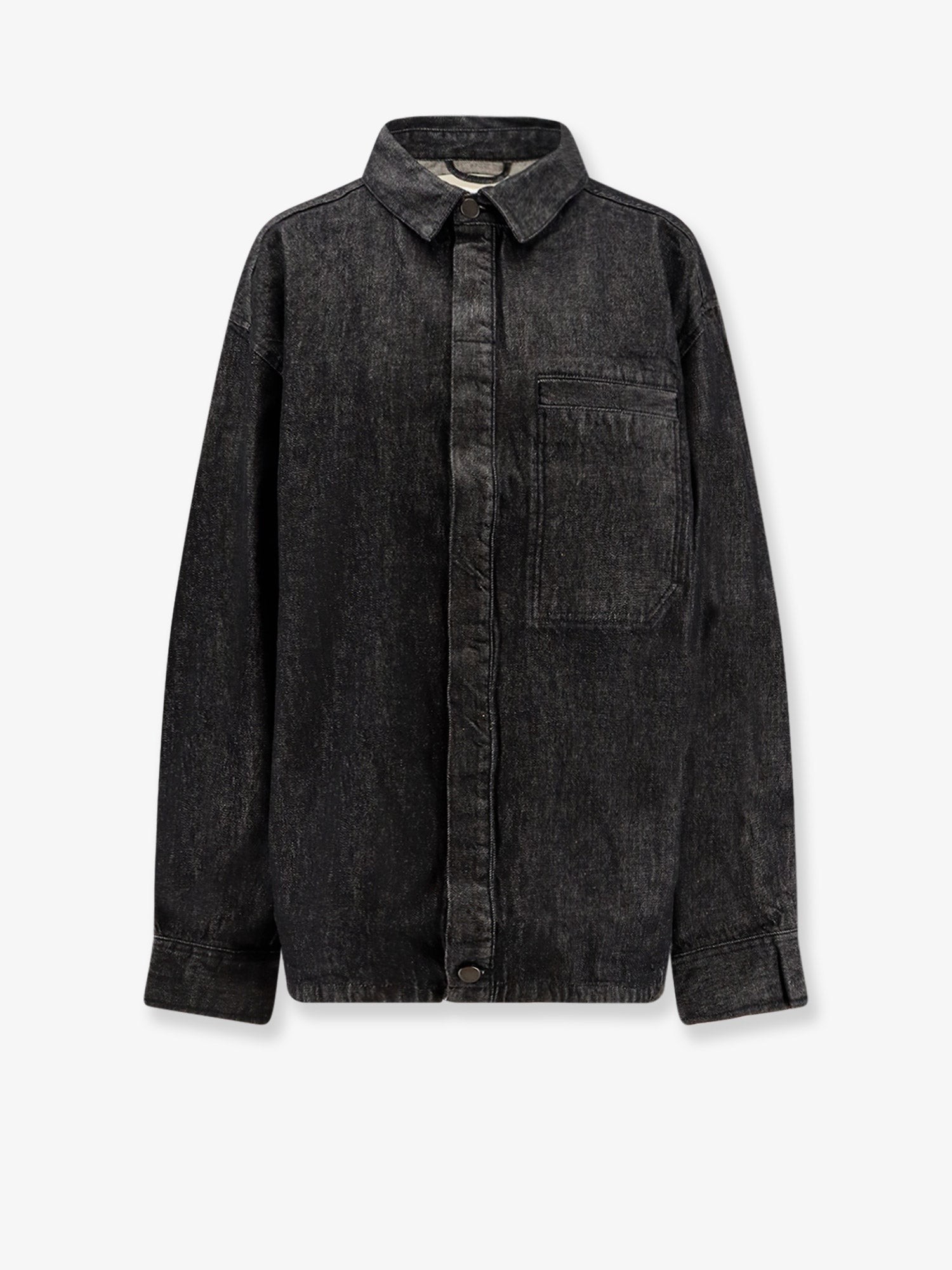 Herculean black denim shirt/jacket