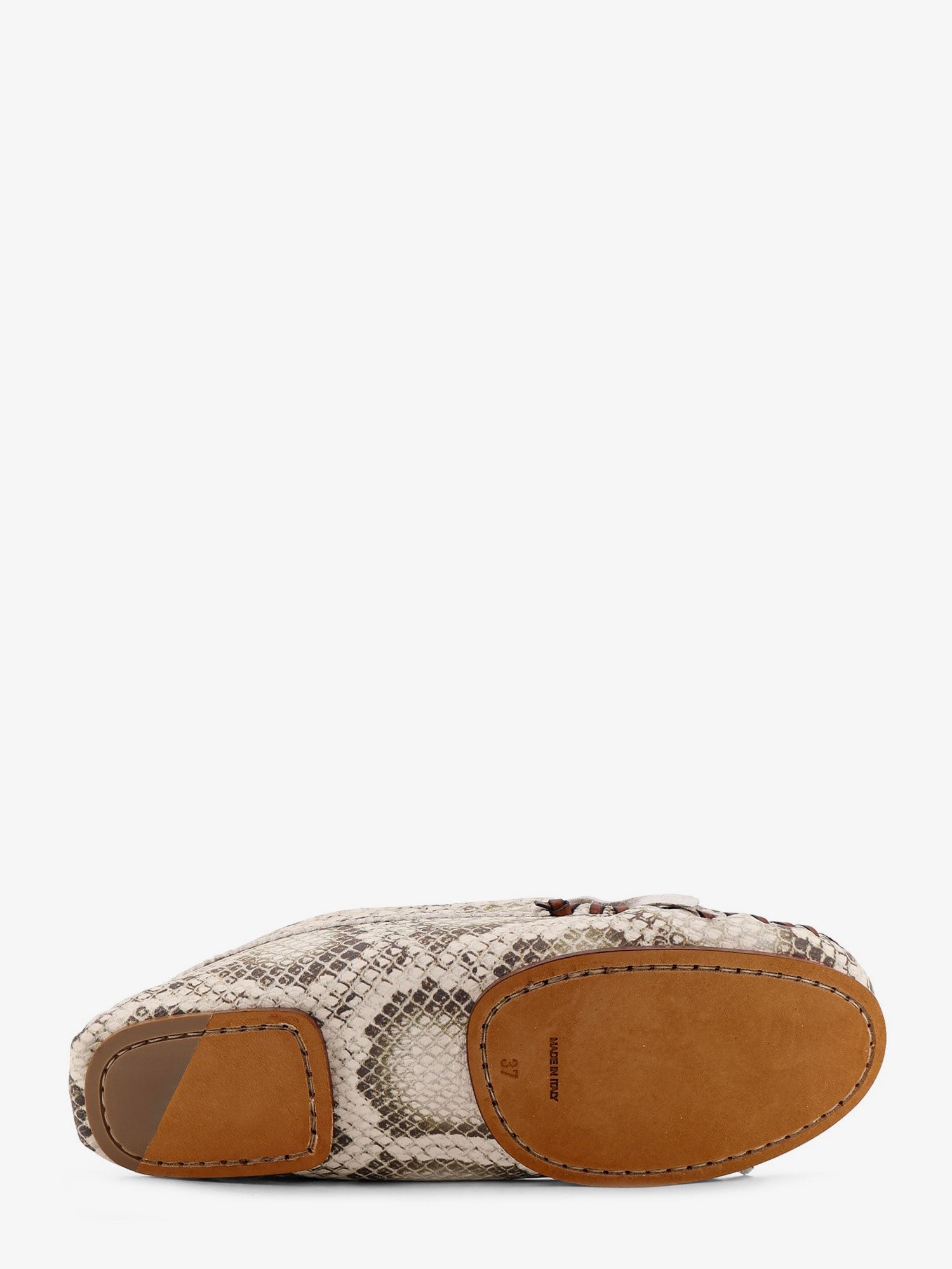 Indiana leather loafers with croco print - Image 4