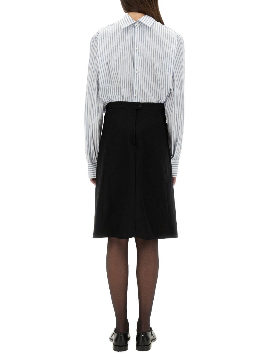 INVERTED STRIPED DRESS-SHIRT - Image 3