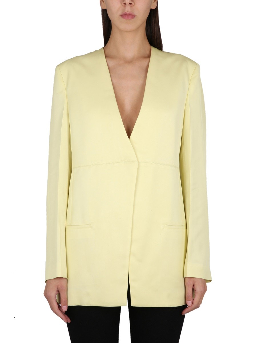 JACKET WITH BACK SLIT