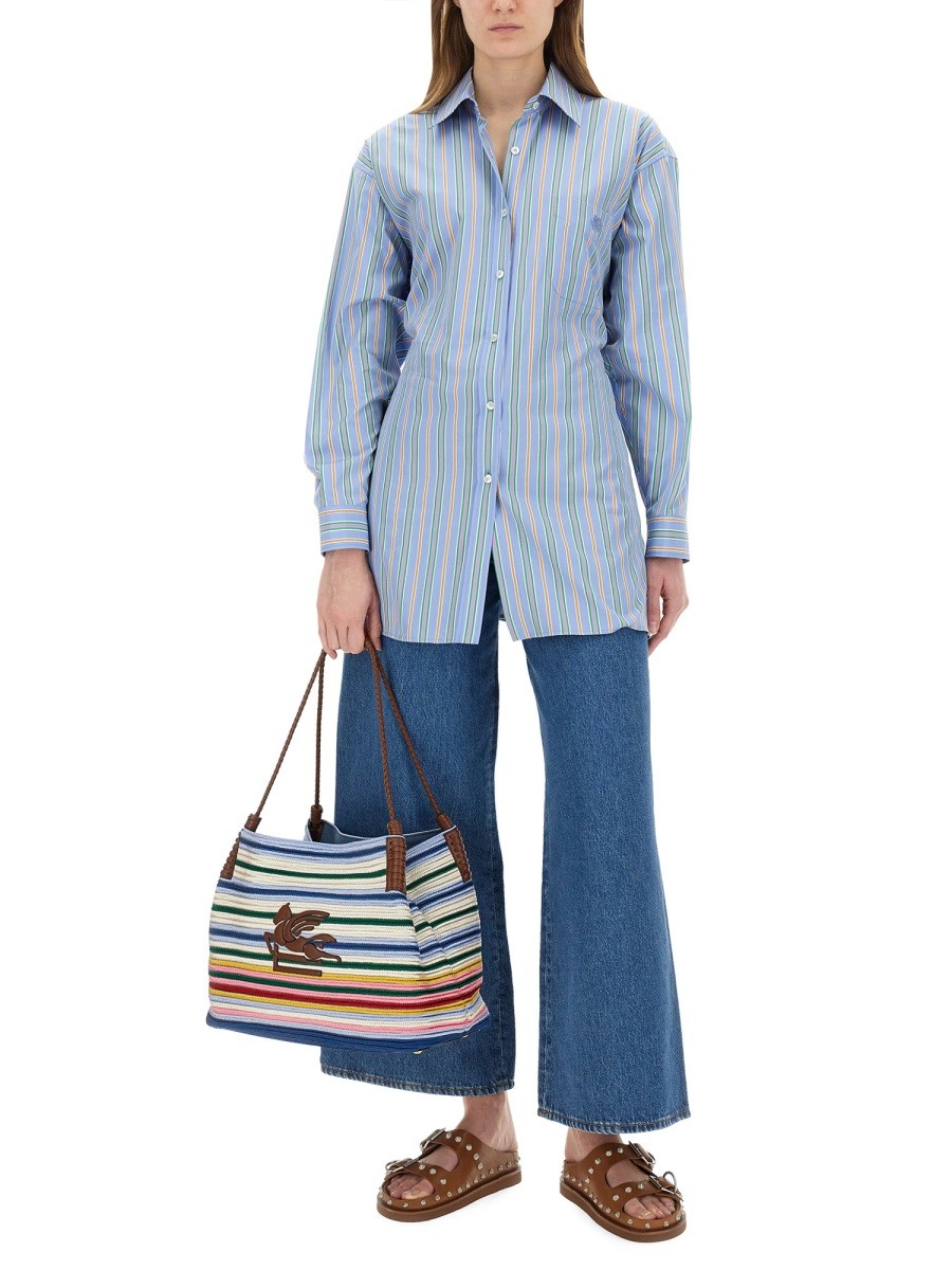 JACQUARD SHIRT AND KNOT IN THE BACK - Image 2