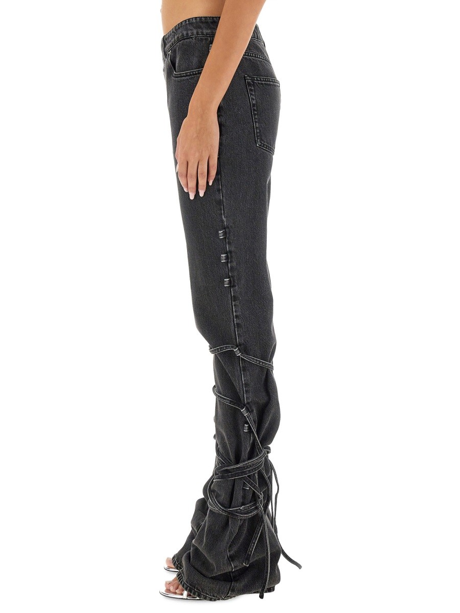 JEANS WITH KNOTTED DETAIL - Image 4