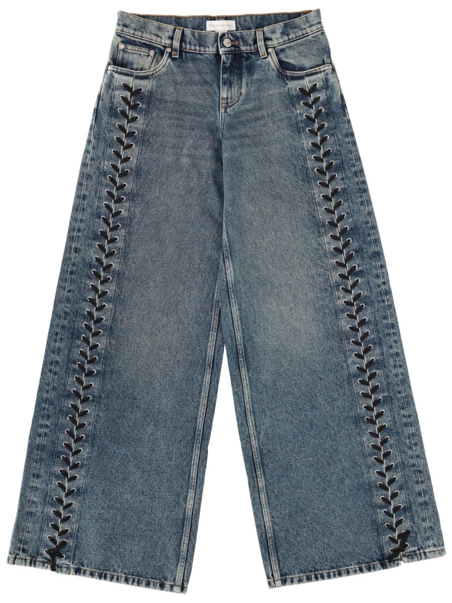 JEANS WITH LACES