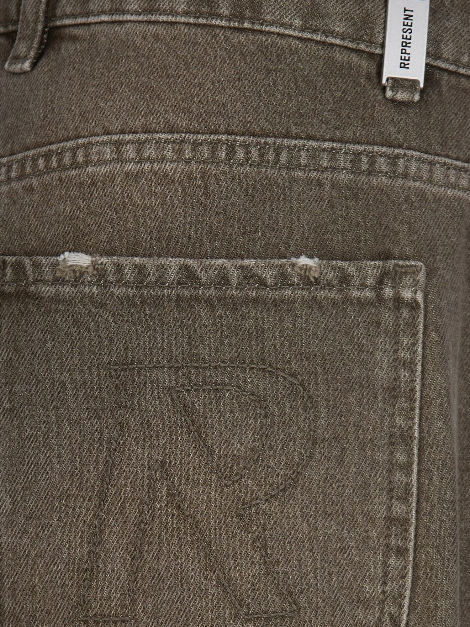 Jeans with rewashed effect - Image 3