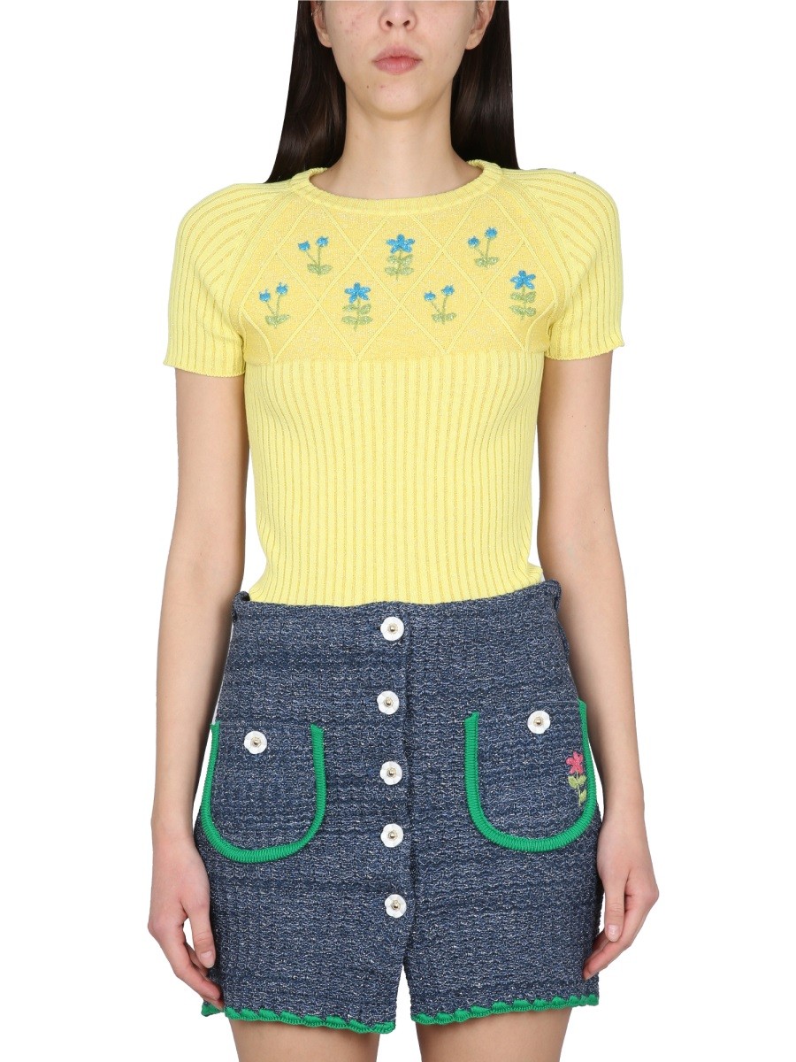 JERSEY WITH EMBROIDERY