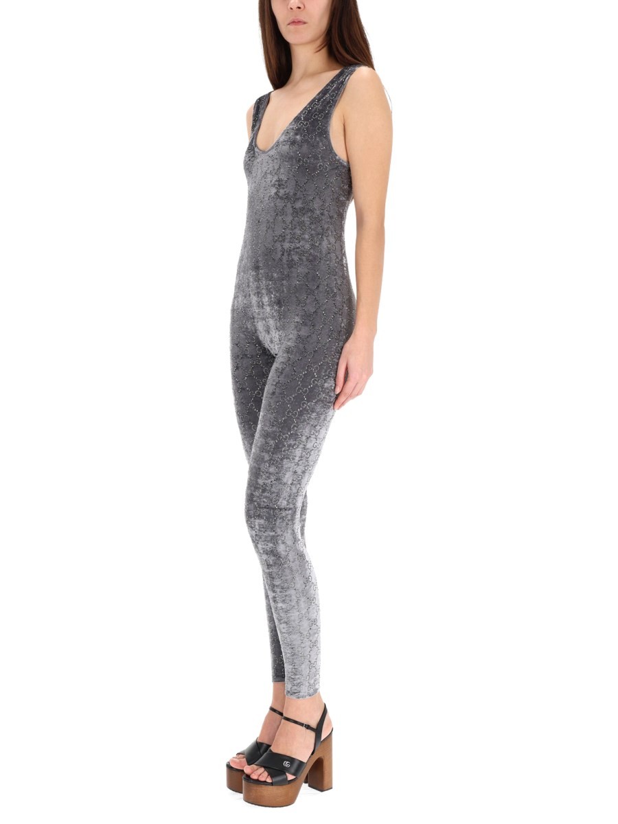 JUMPSUIT WITH "GG" EMBROIDERY - Image 2