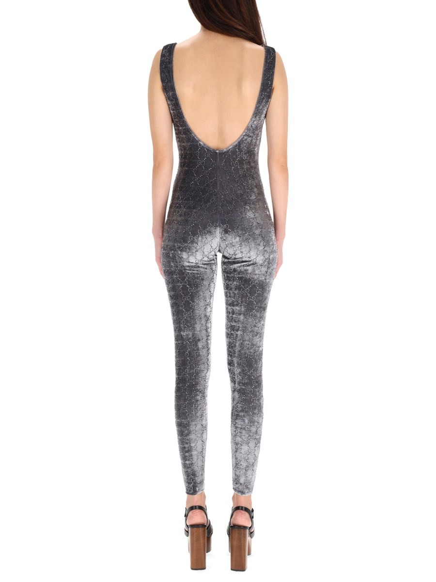 JUMPSUIT WITH "GG" EMBROIDERY - Image 3