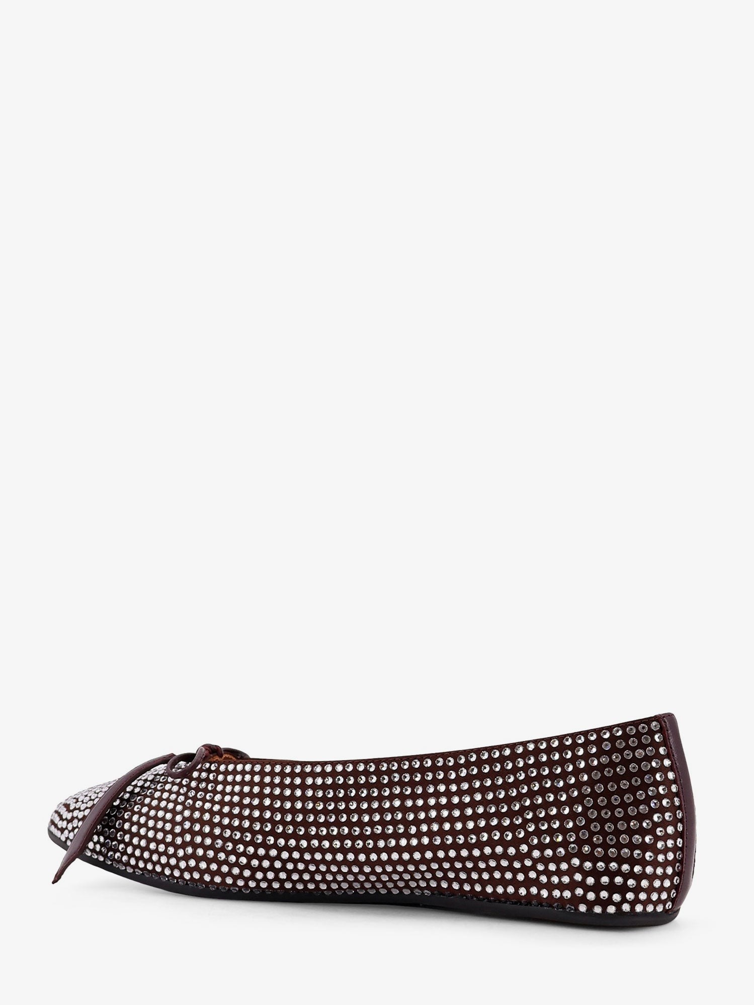 Kali satin ballerinas with all-over rhinestone detail - Image 4