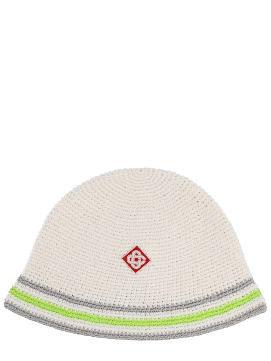 KNIT HAT WITH LOGO