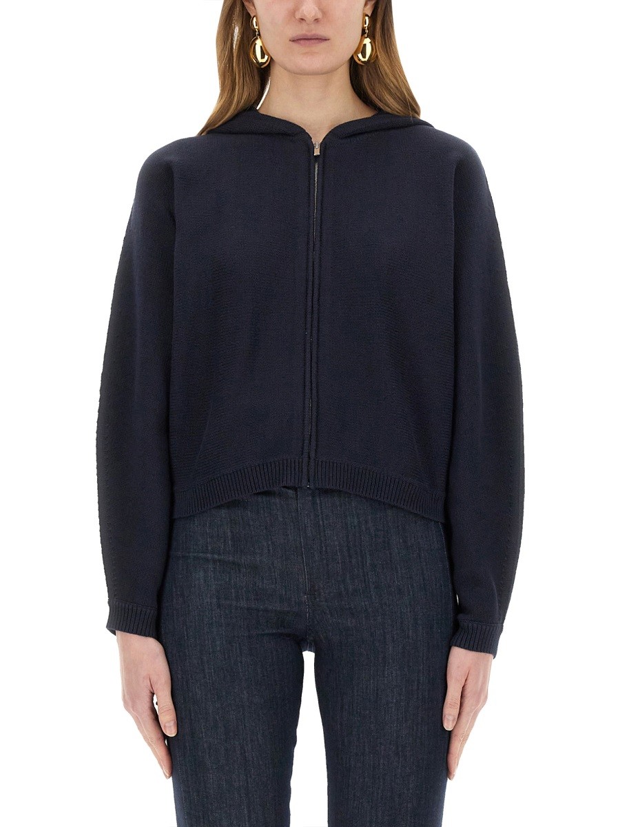 KNIT SWEATSHIRT WITH ZIPPER