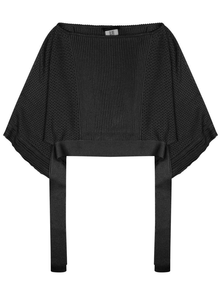 KNITTED PONCHO