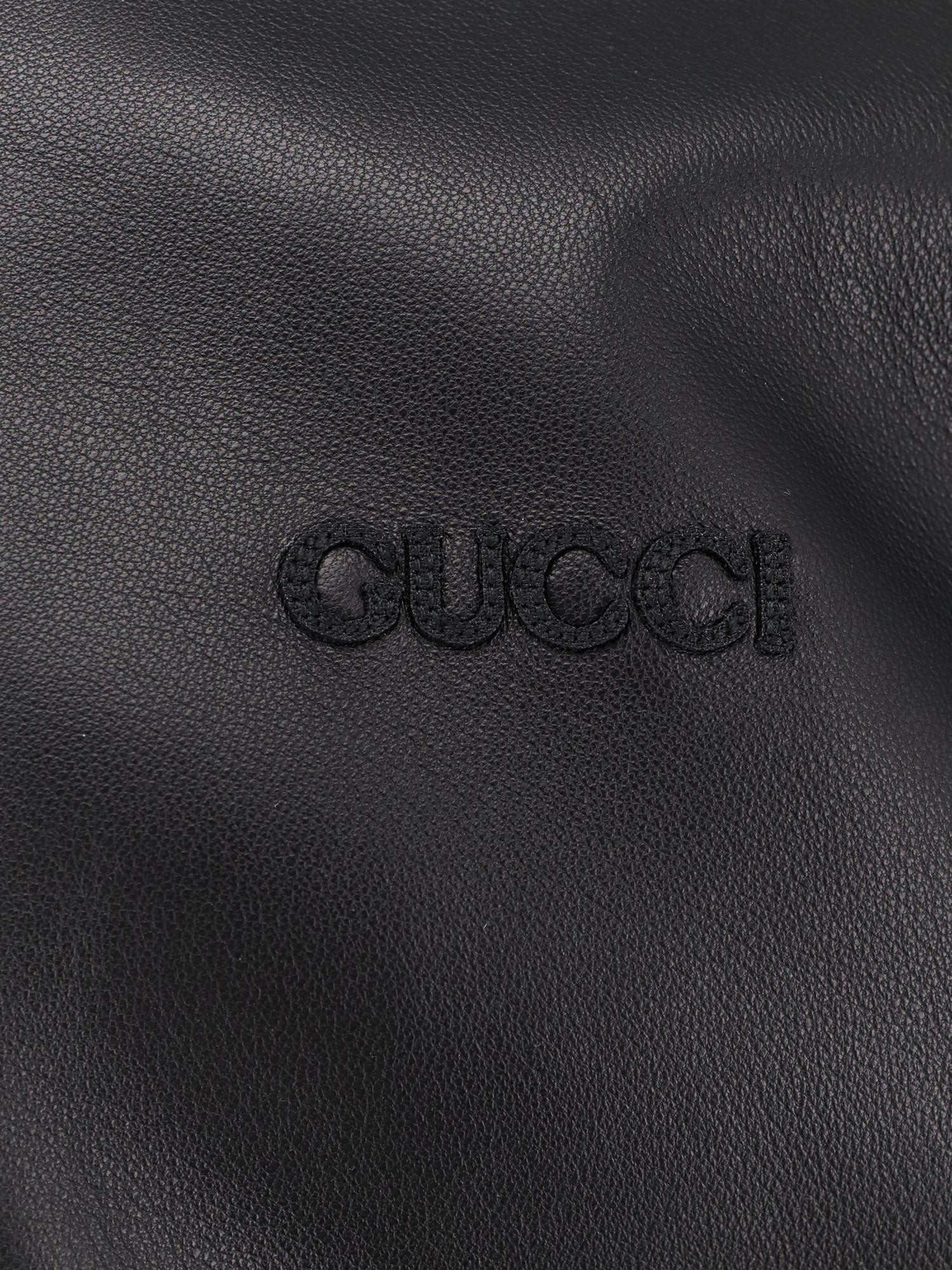 Leather and wool jacket - Image 4