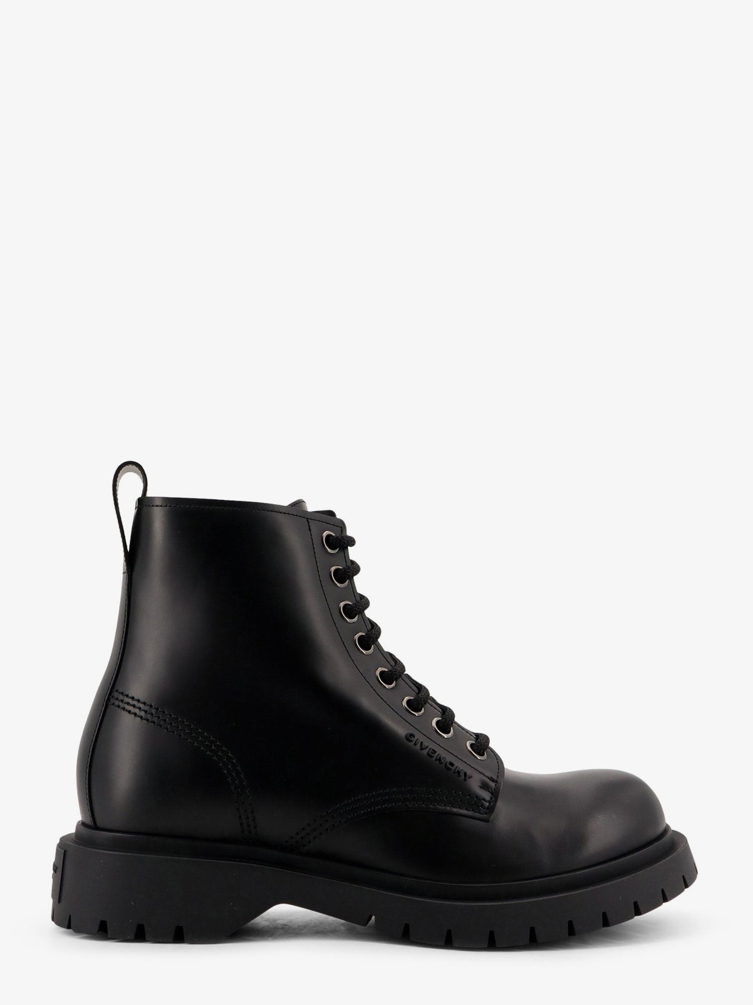 Leather ankle boots