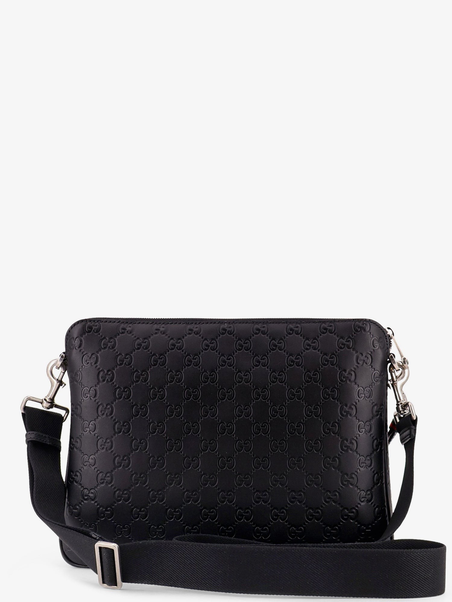 Leather GG Emblem crossbody bag with embossed GG motif - Image 3