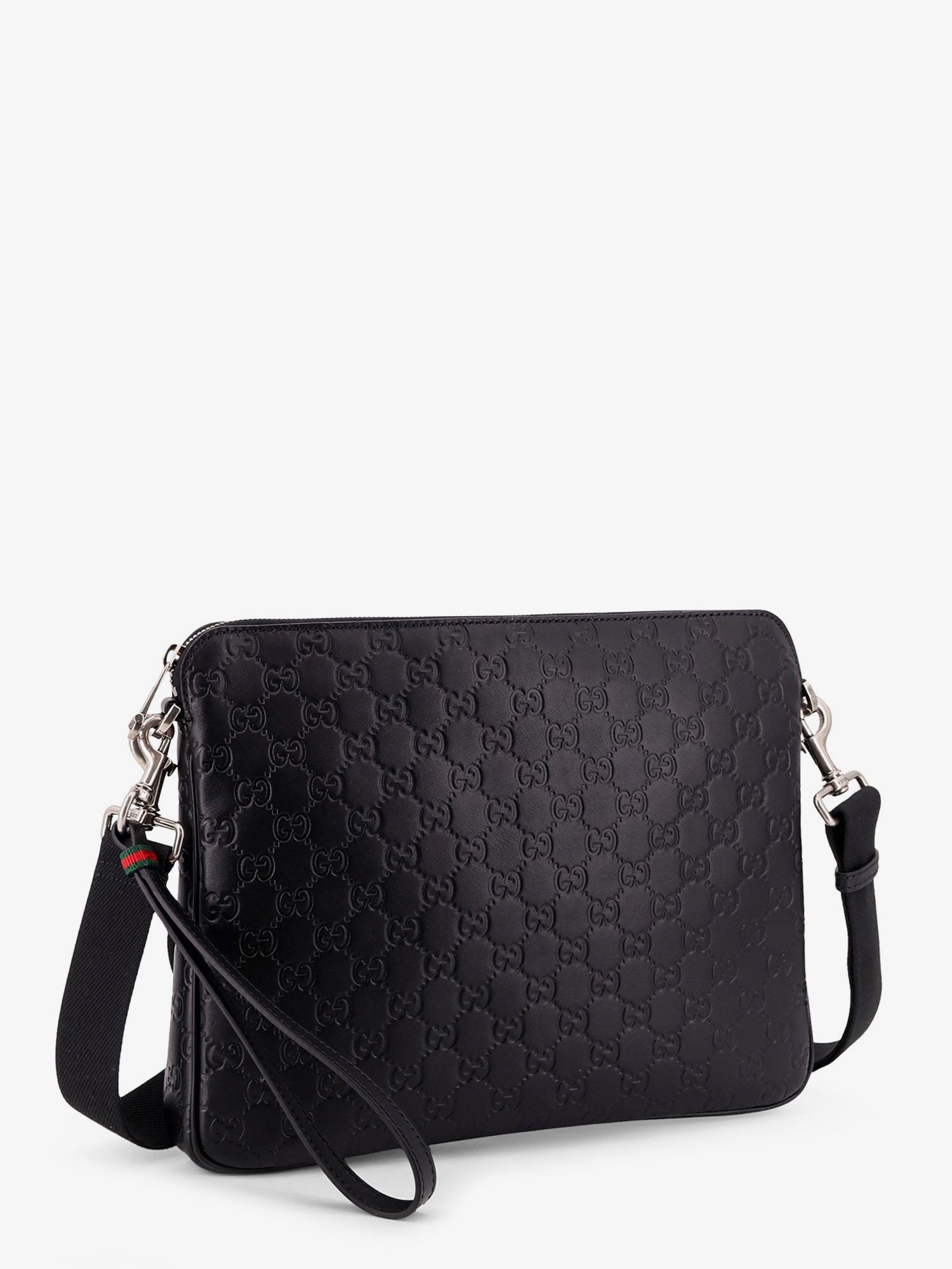 Leather GG Emblem crossbody bag with embossed GG motif - Image 4