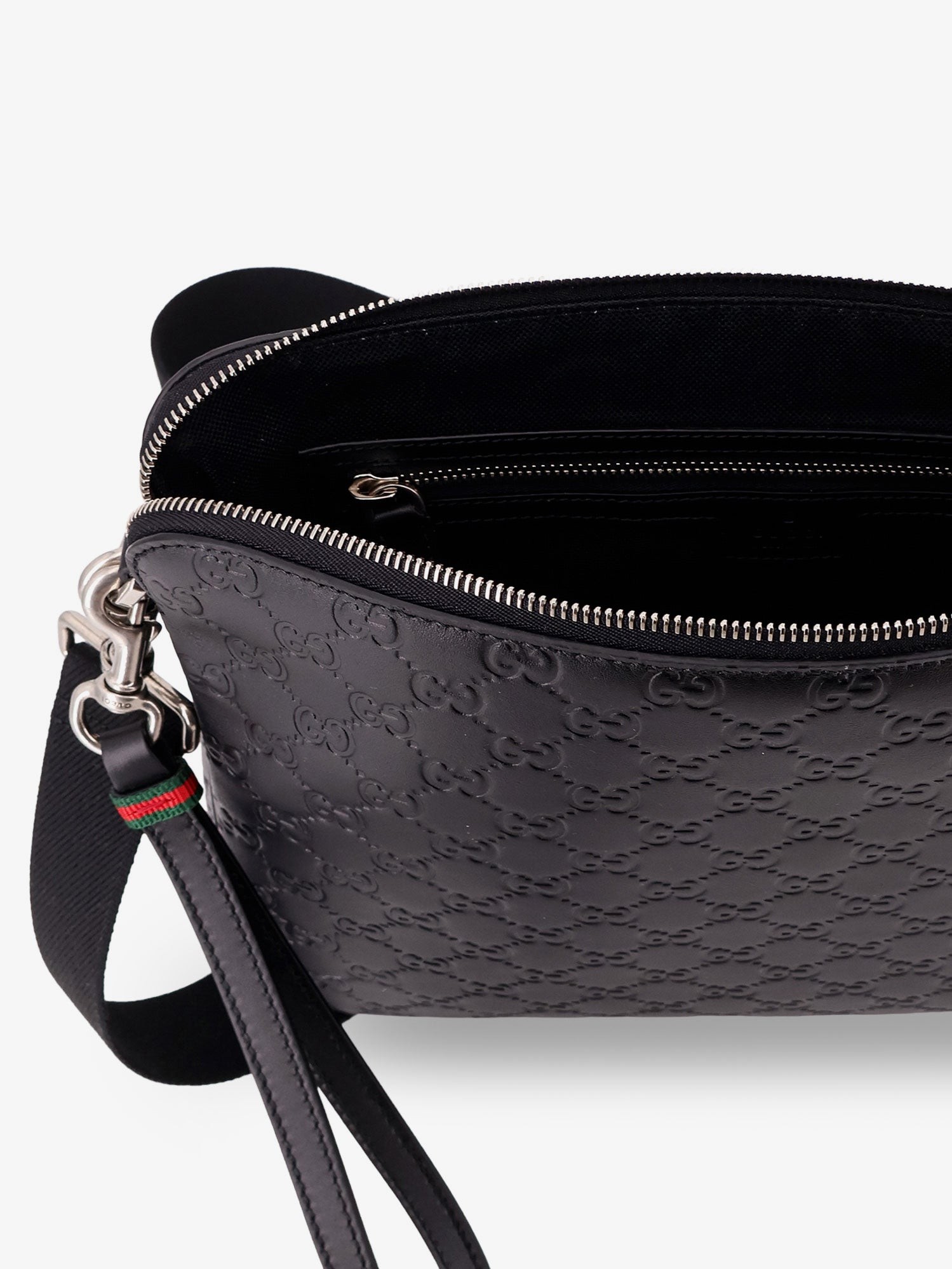 Leather GG Emblem crossbody bag with embossed GG motif - Image 5