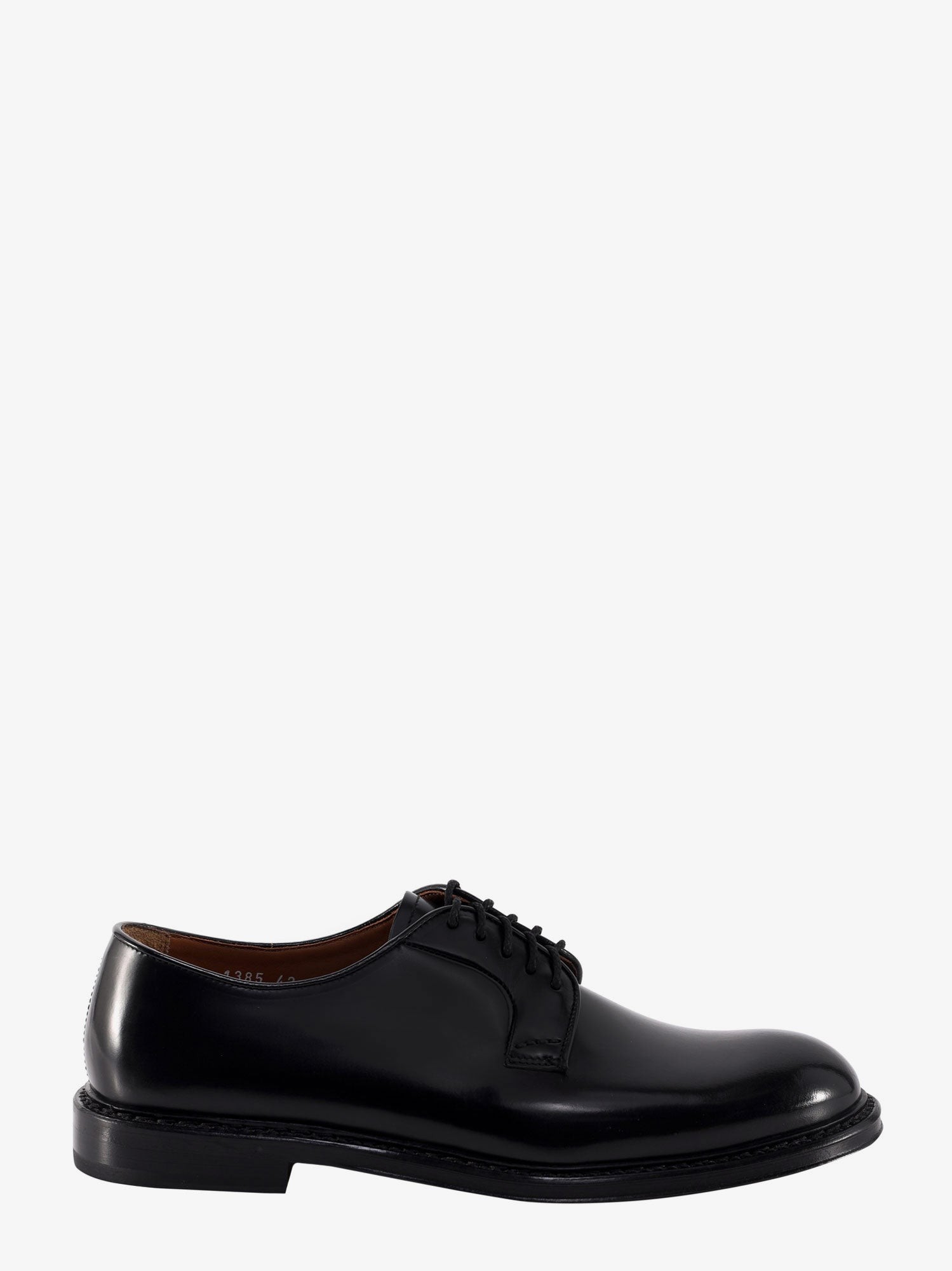 Leather lace-up