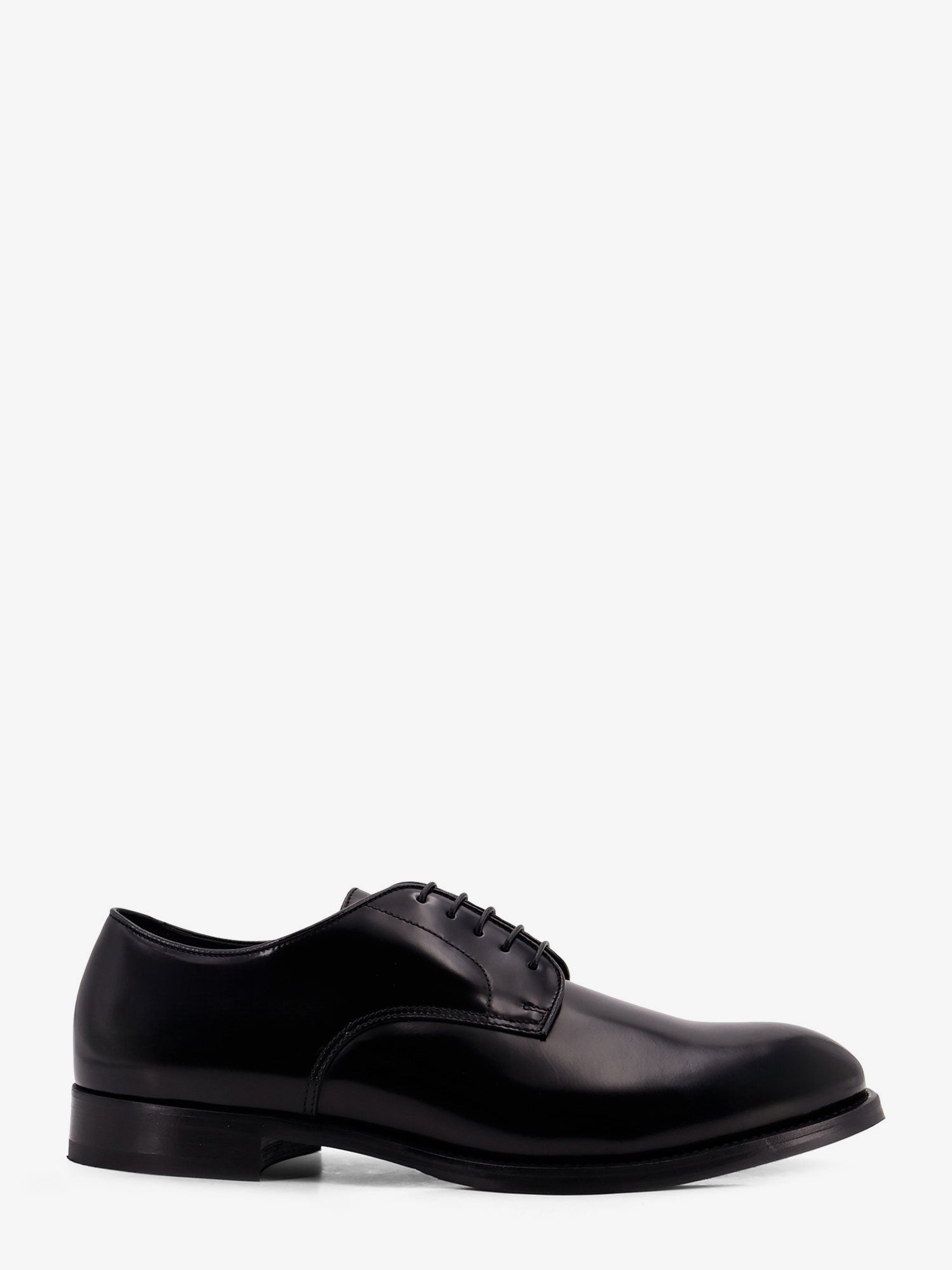 Leather lace-up