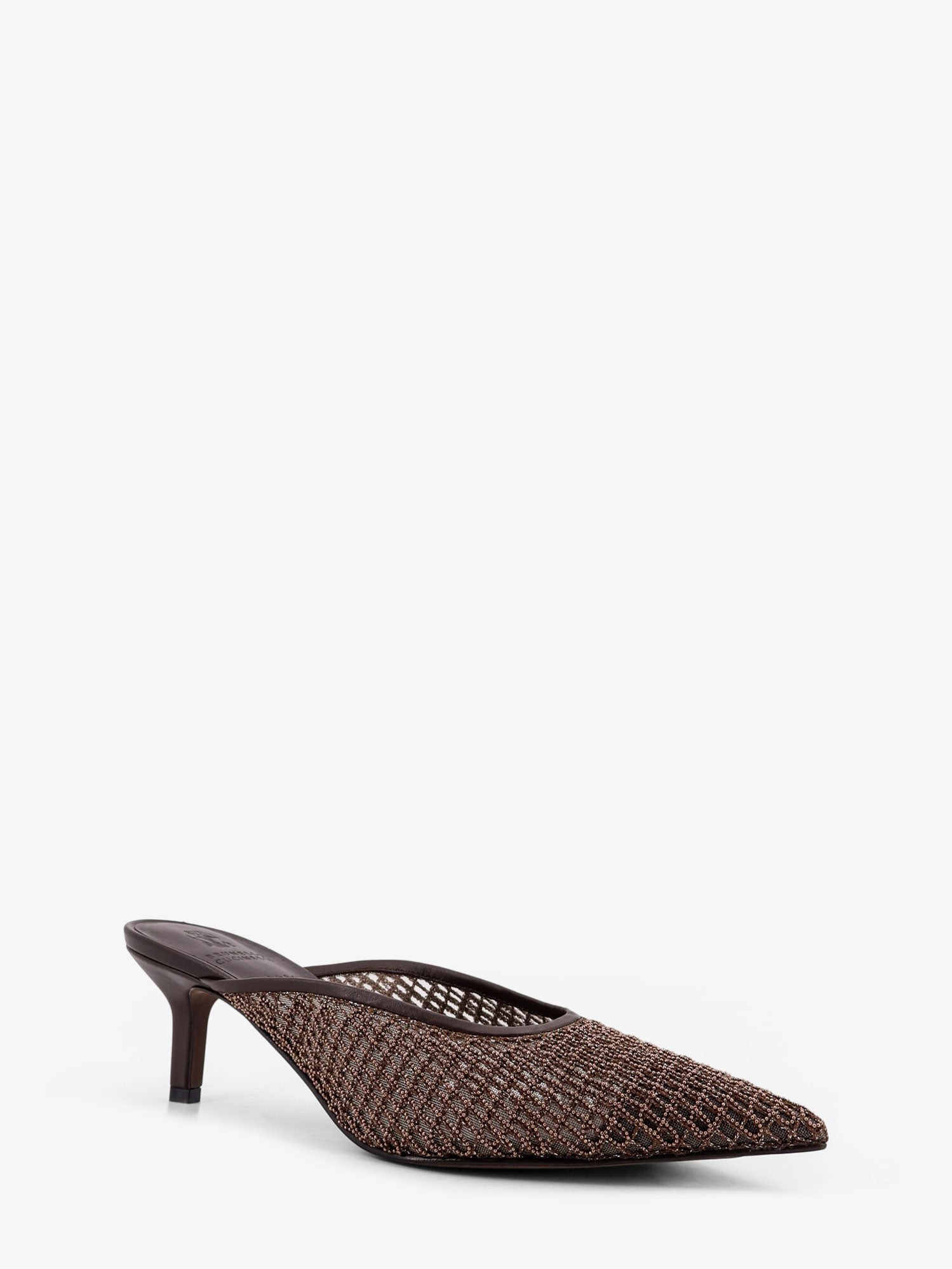 Leather sandals with Monili detail - Image 3