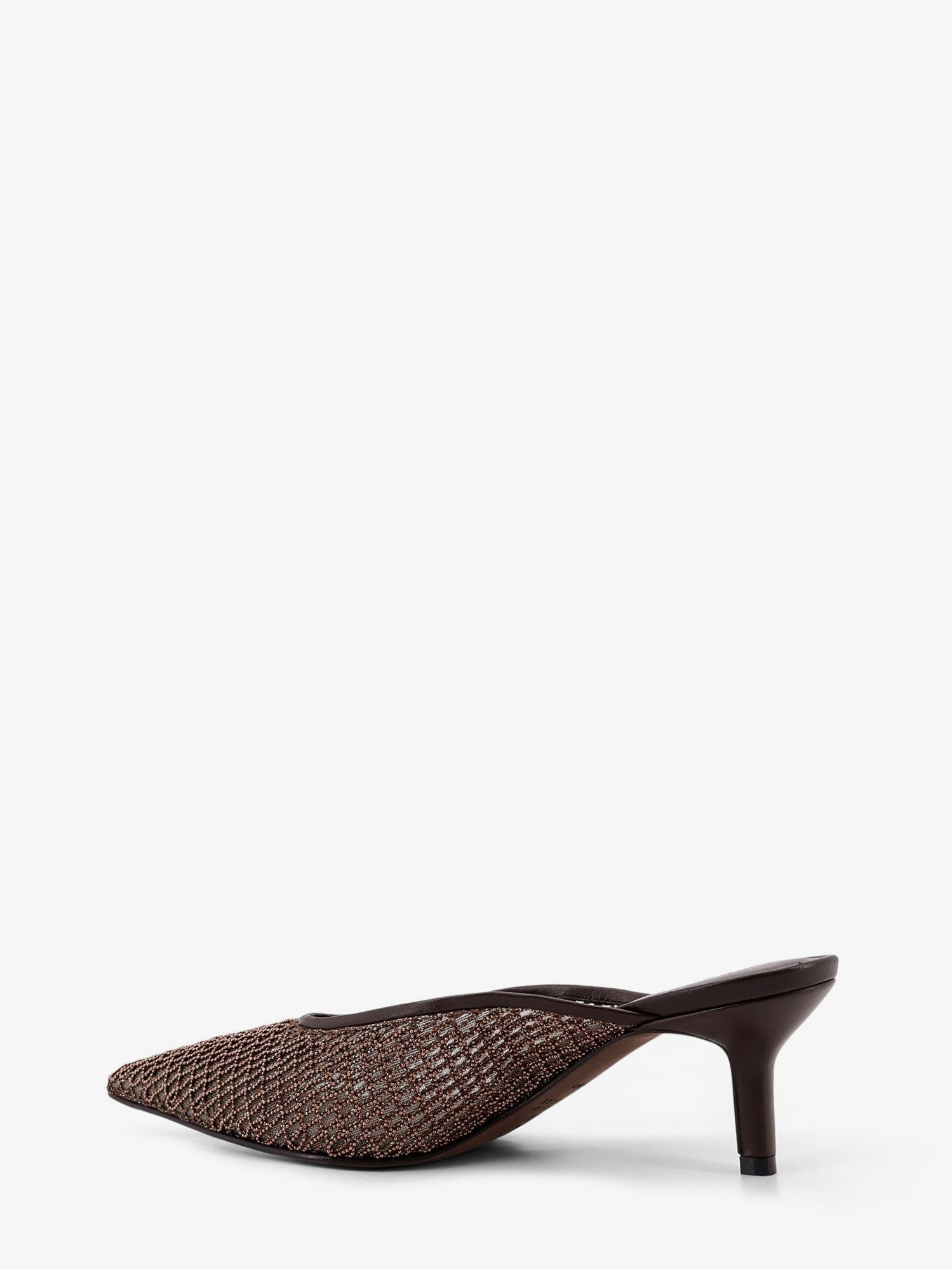 Leather sandals with Monili detail - Image 4