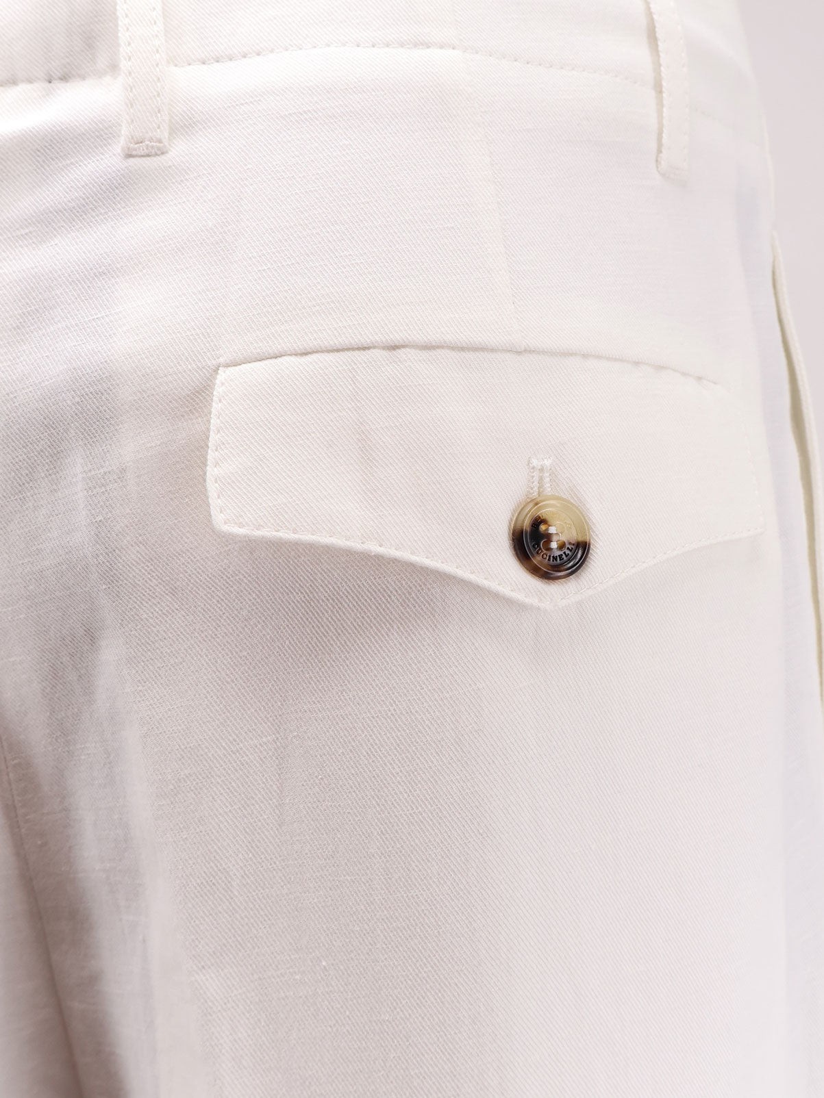 Linen and cotton trousers - Image 3