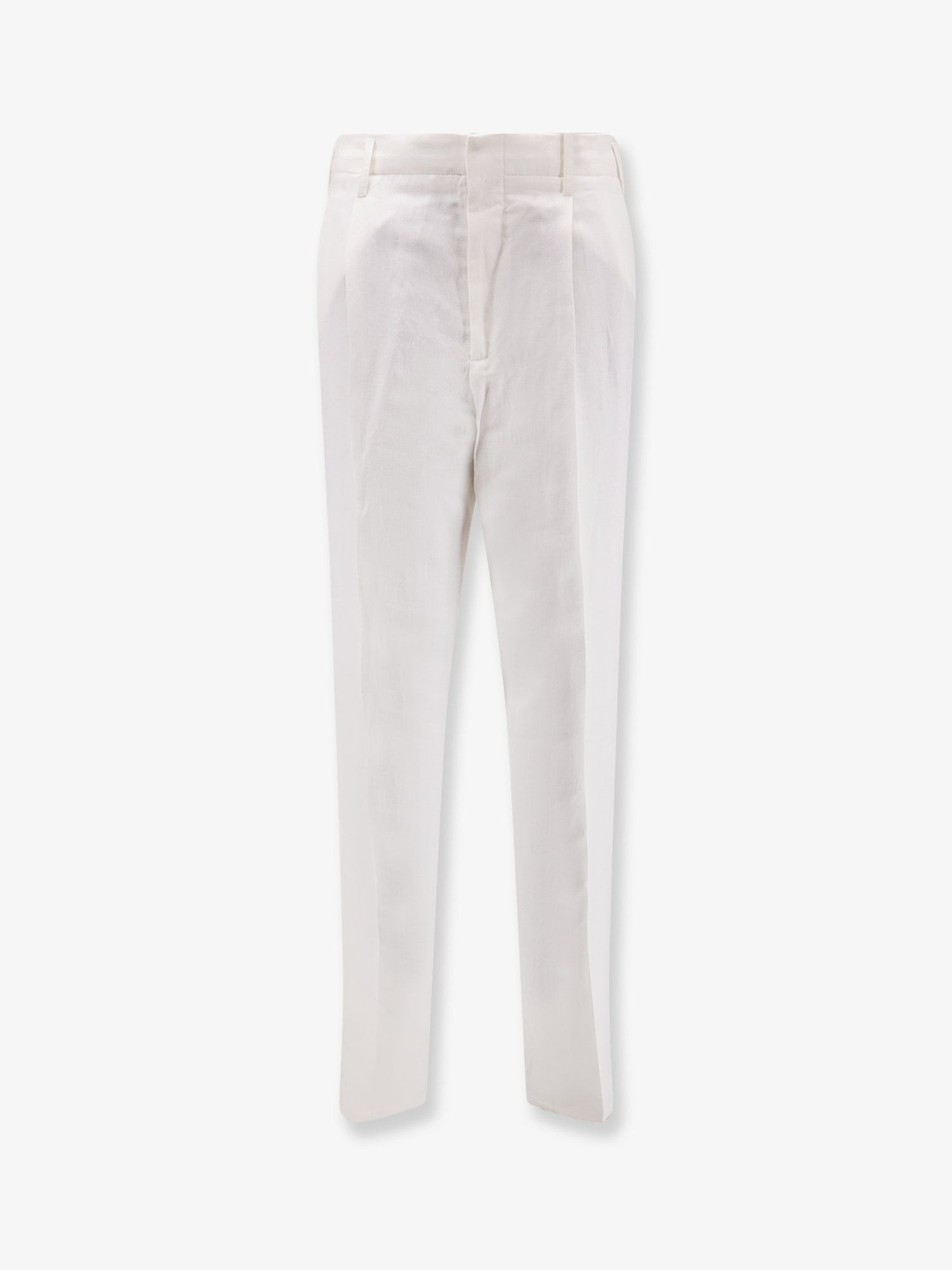 Linen and cotton trousers