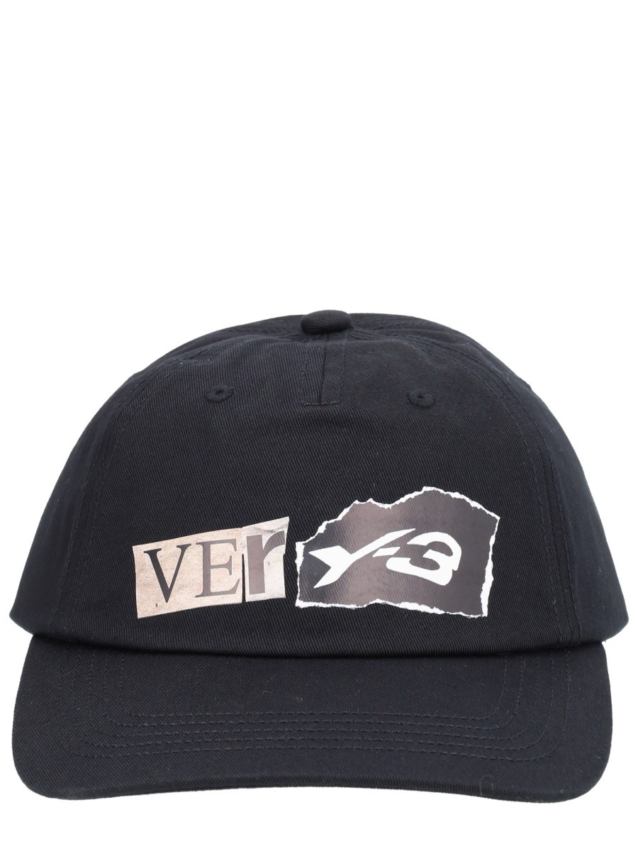 LOGO PRINT BASEBALL HAT