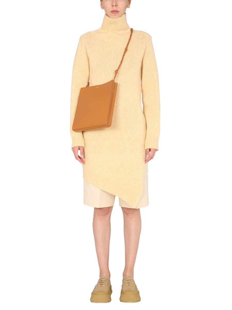 LONG ASYMMETRIC SWEATER