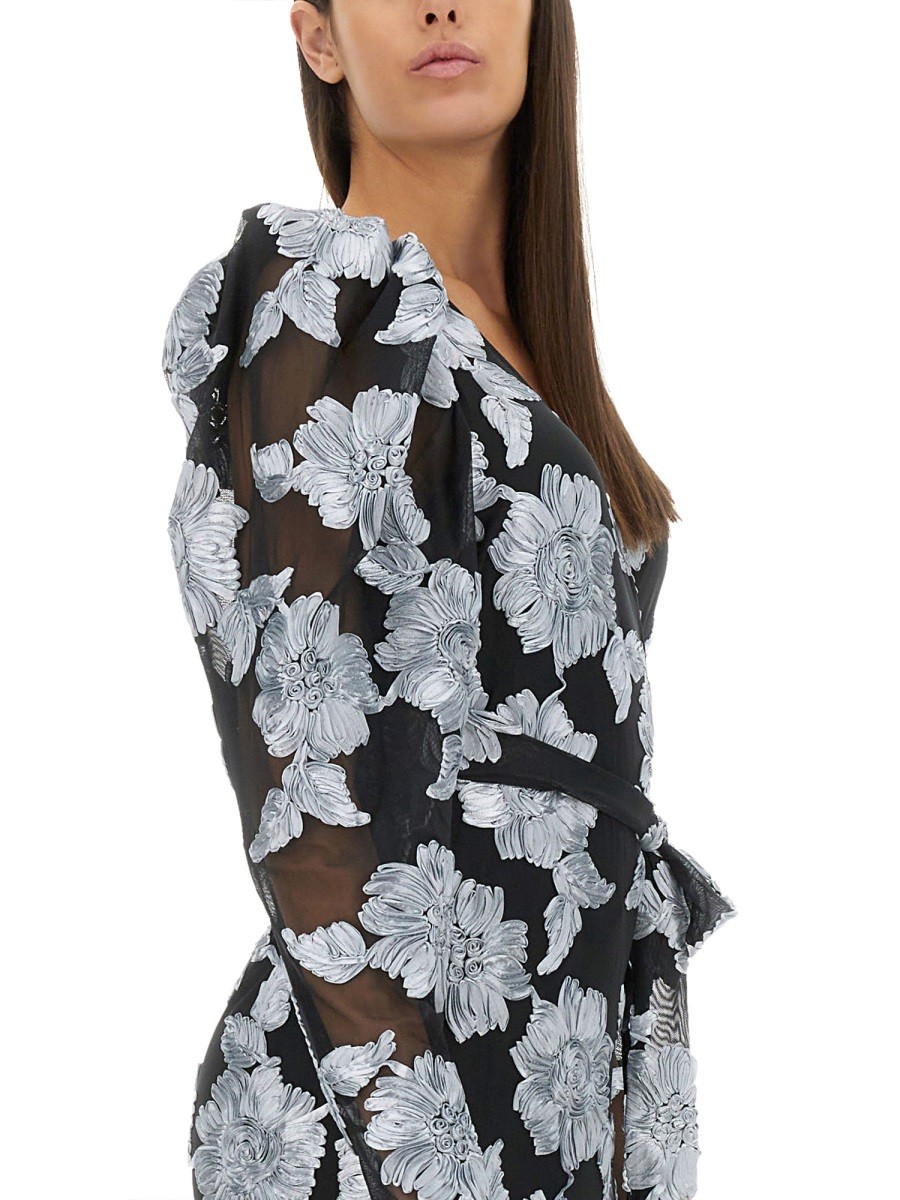 LONG FLORAL DRESS - Image 4
