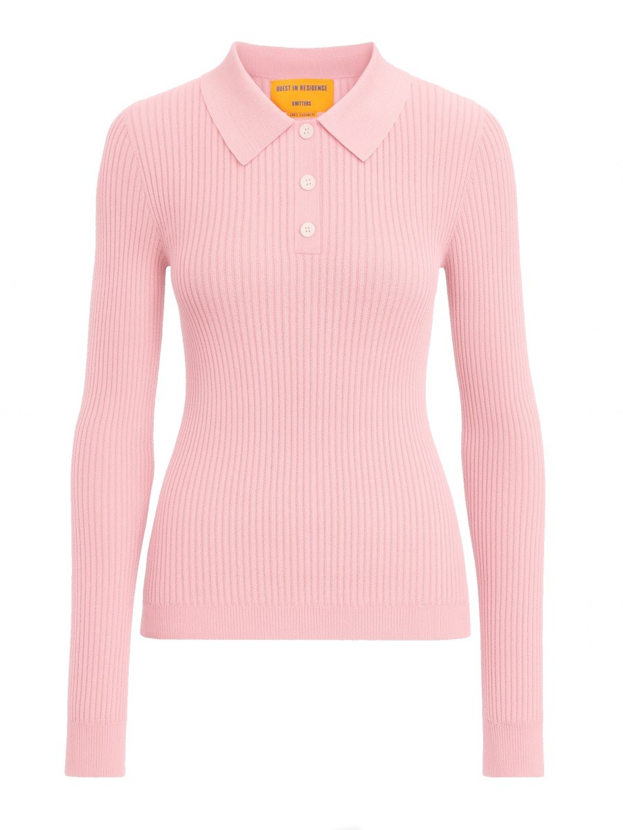 LONG SLEEVE "SHRUNKEN" POLO SHIRT