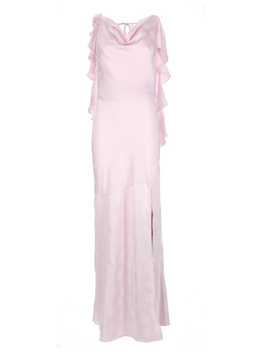 LONG "WATERFALL" DRESS